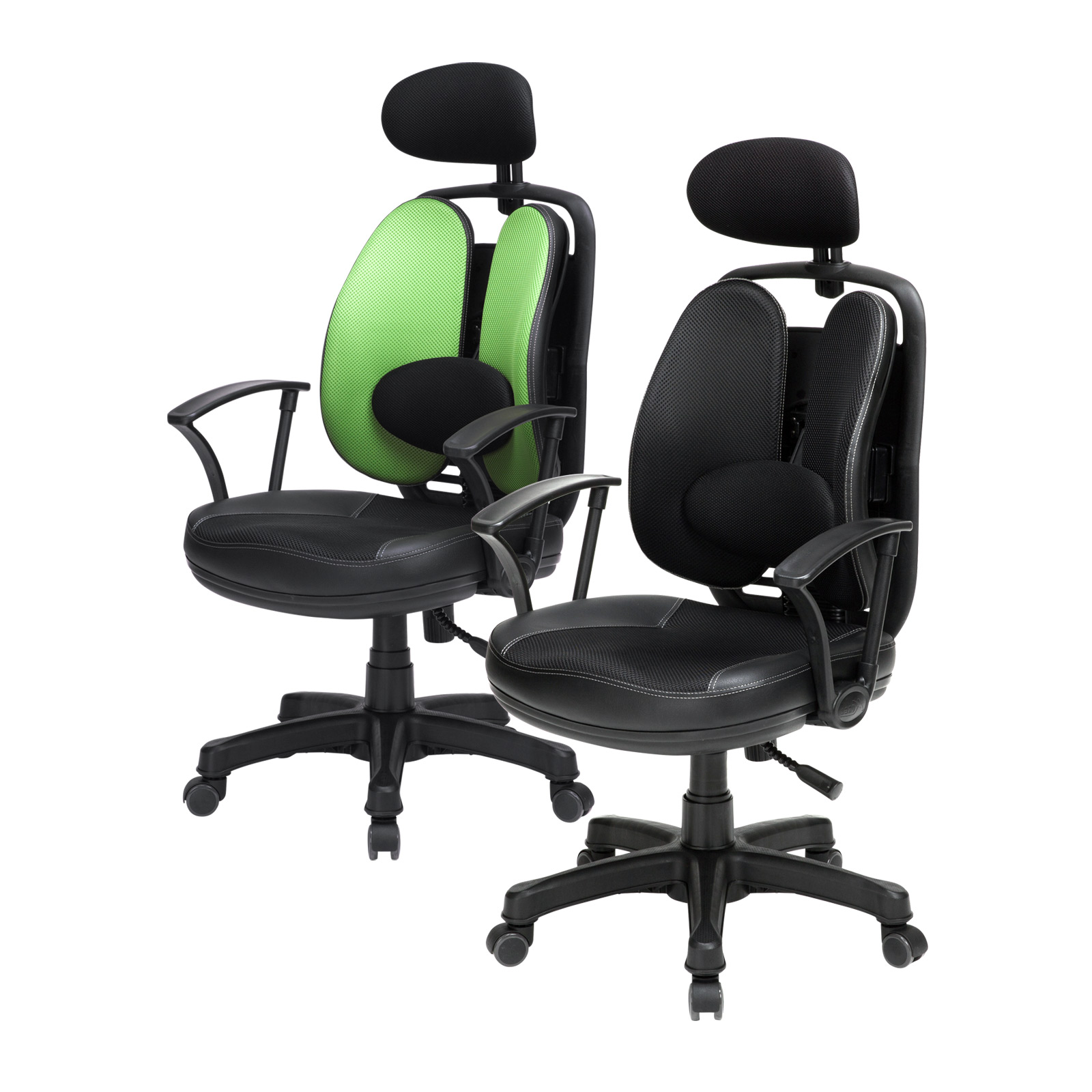 Korean Office Chair SUPERB GREEN Unbranded