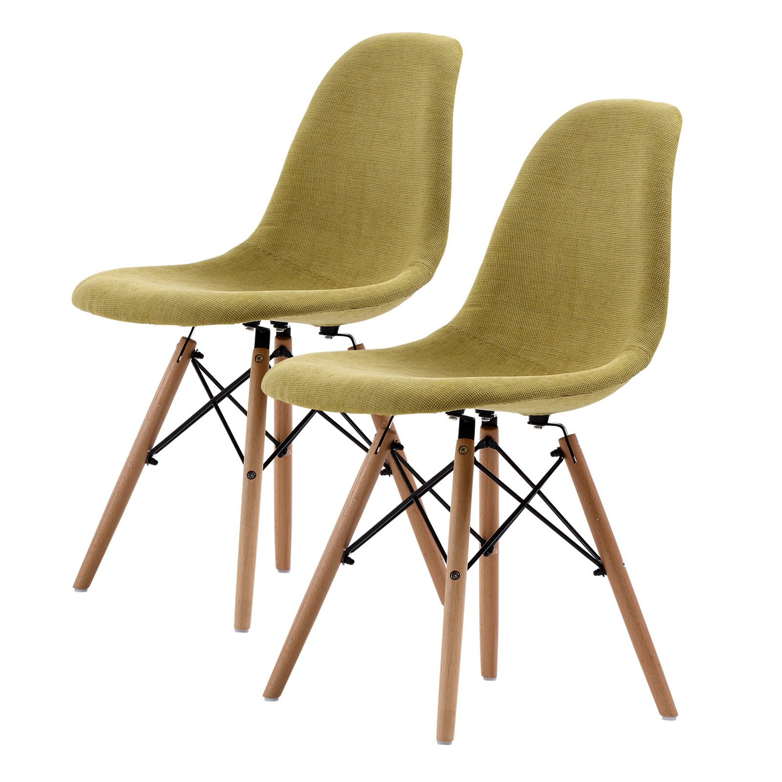 Replica Eames DSW Dining Chair GREEN X2 La Bella
