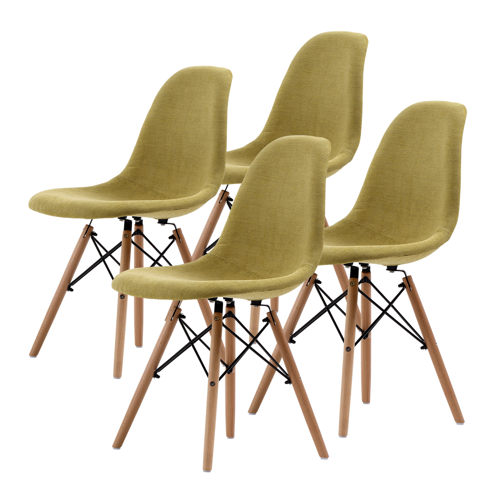 Replica Eames DSW Dining Chair GREEN X4 La Bella