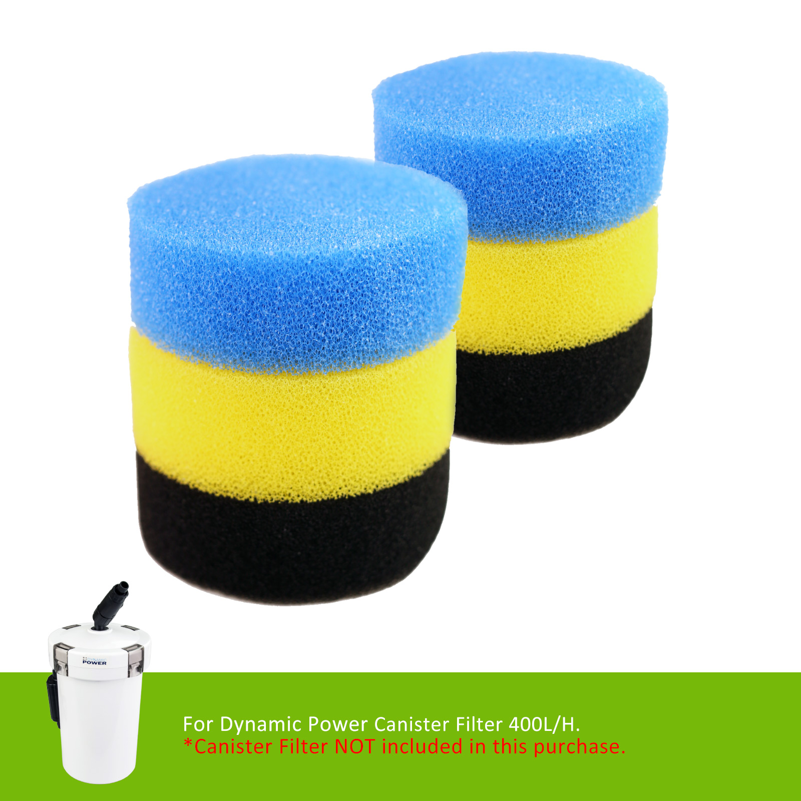 Parts for Canister Aquarium Filter Pump UV Light Glass Sponge Filter