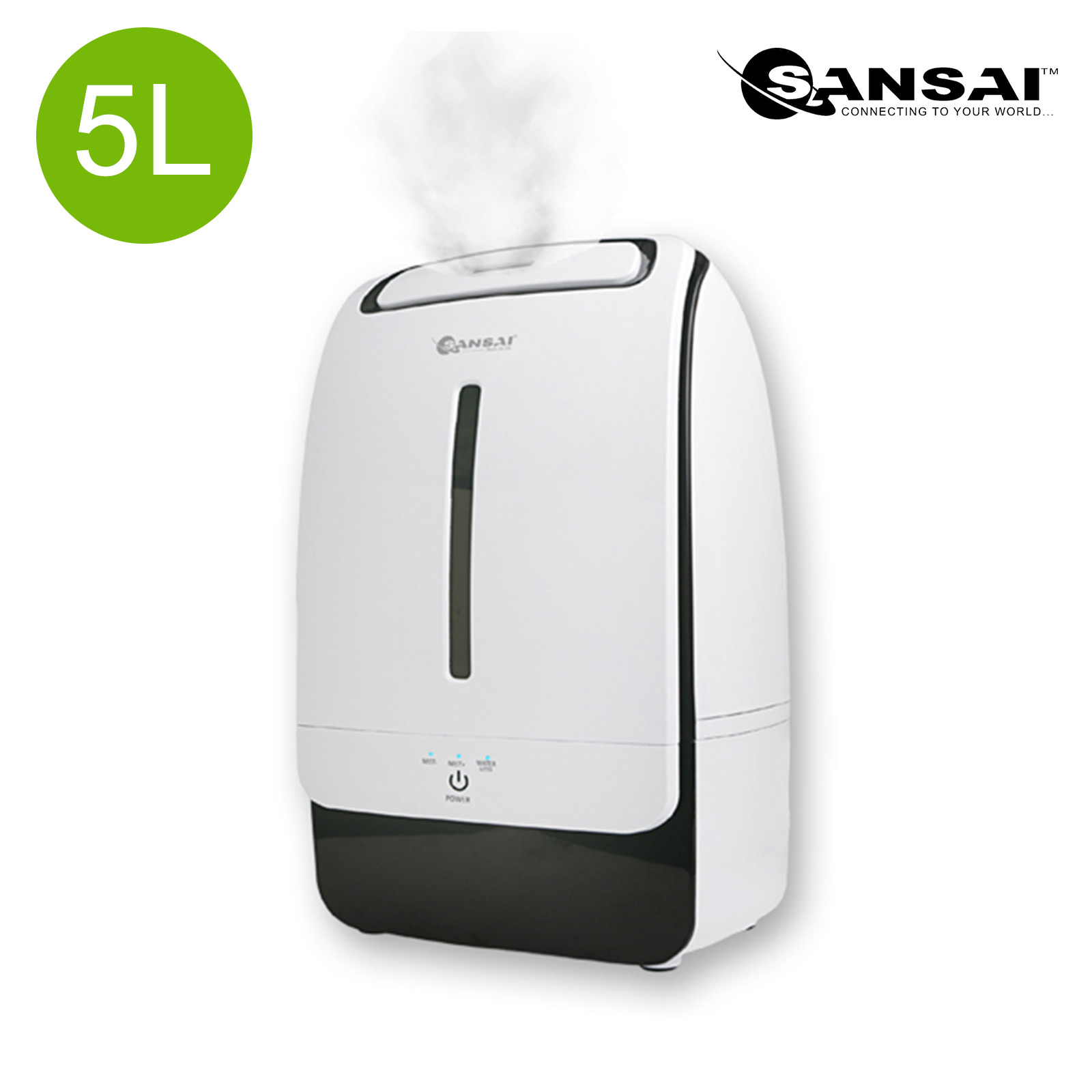 2.3 3.4 6L Air Humidifier Ultrasonic Cool Mist Steam Purifier Diffuser - Picture 35 of 36