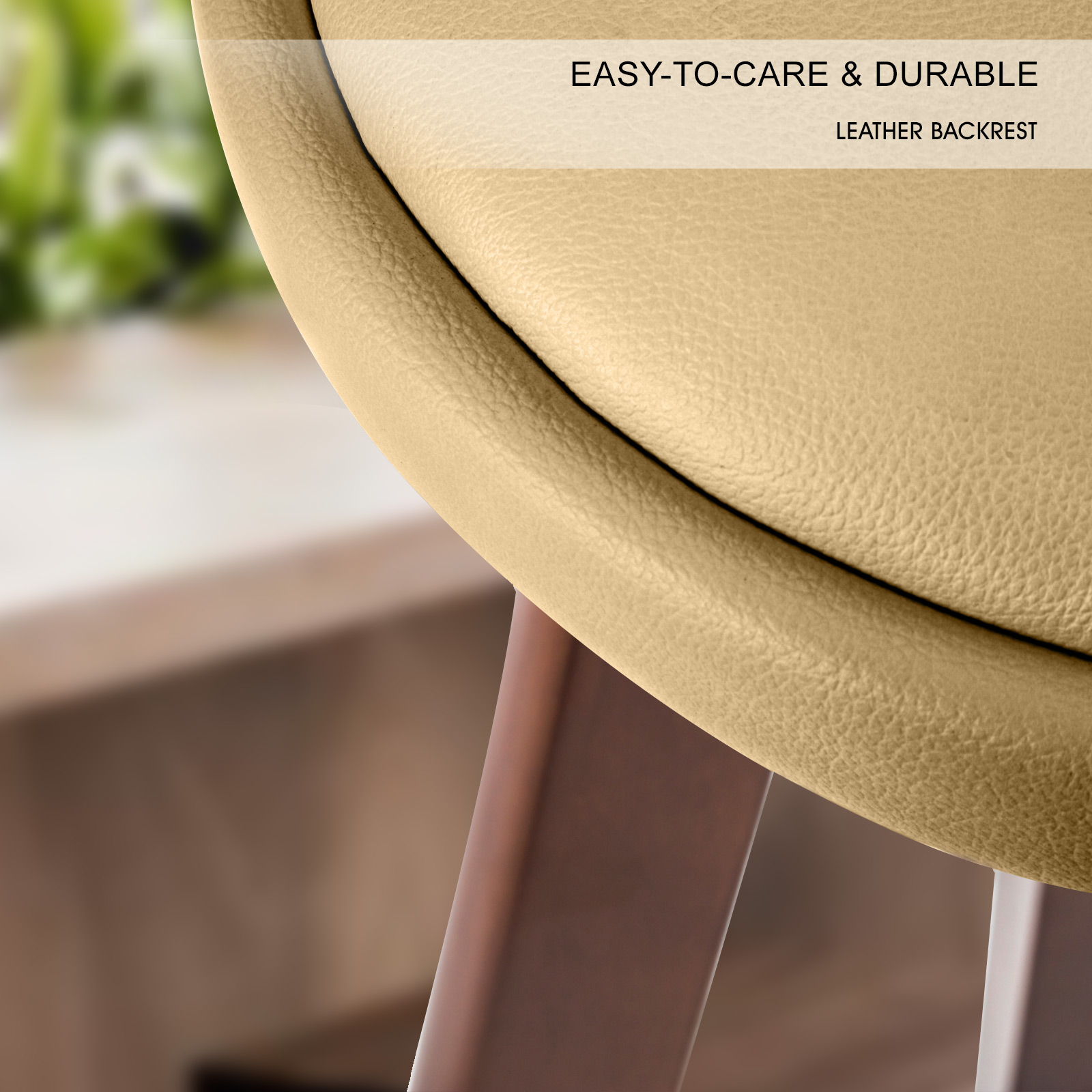 2X Wooden Bar Stool Barstools Dining Chair Kitchen Stools Swivel PU Fabric - Picture 196 of 210