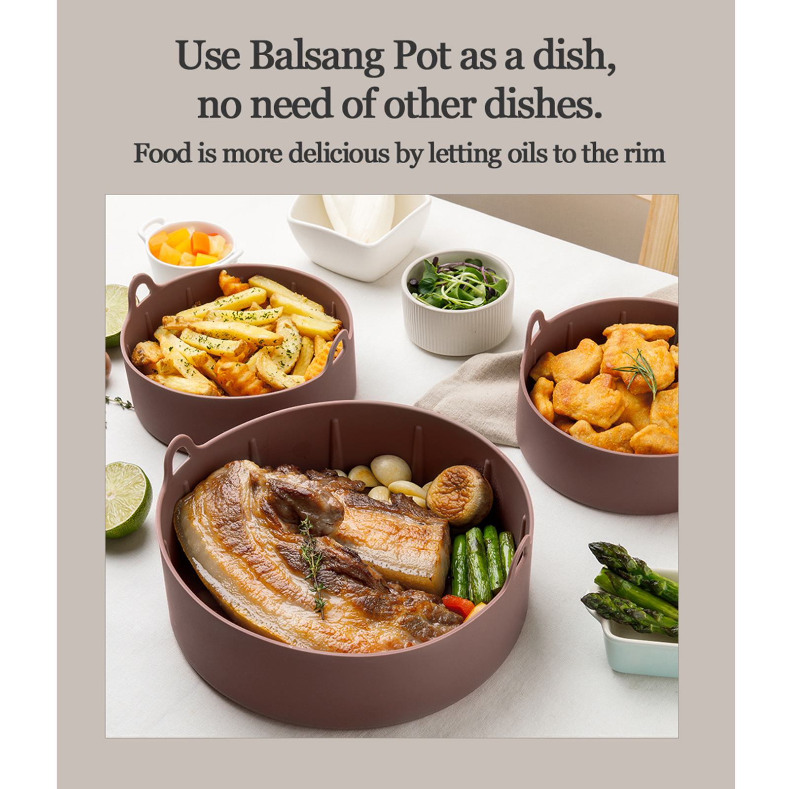 Balsang Air Fryer Square Silicone Pot review: Cleaner air frying - Can Buy  or Not