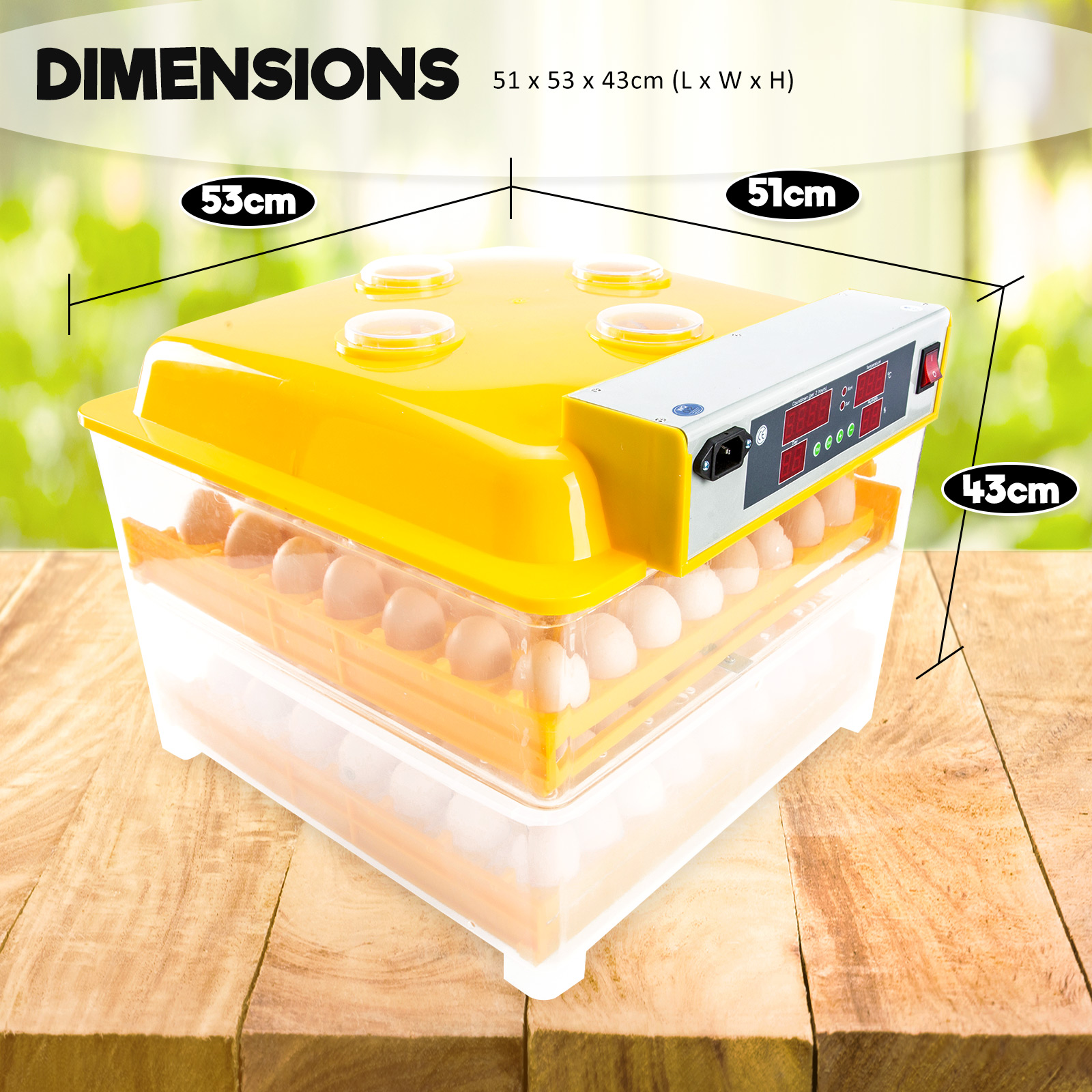 fully automatic egg incubator