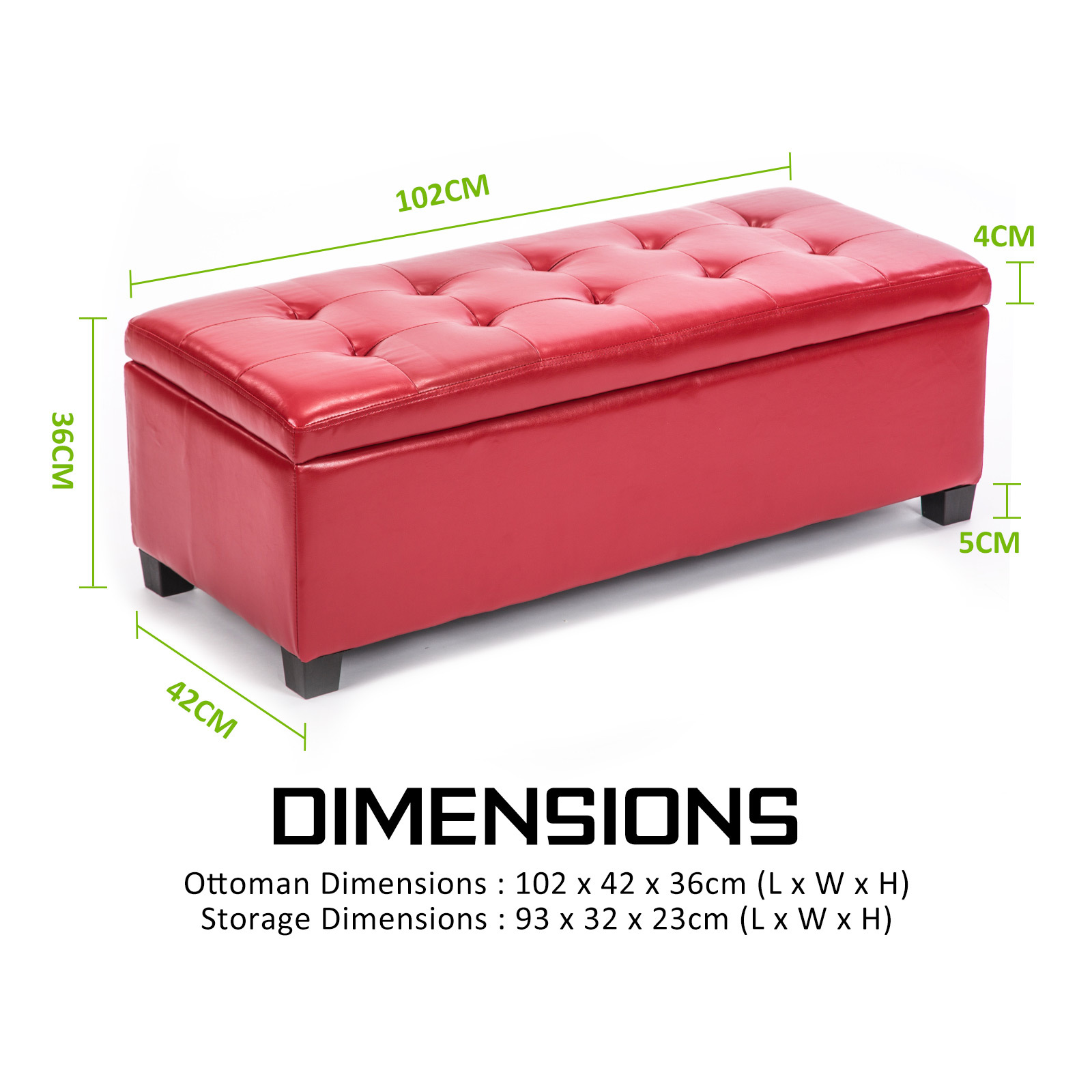 Storage Ottoman Blanket Box Linen Fabric Foot Stool Couch Bed LARGE - Picture 106 of 118