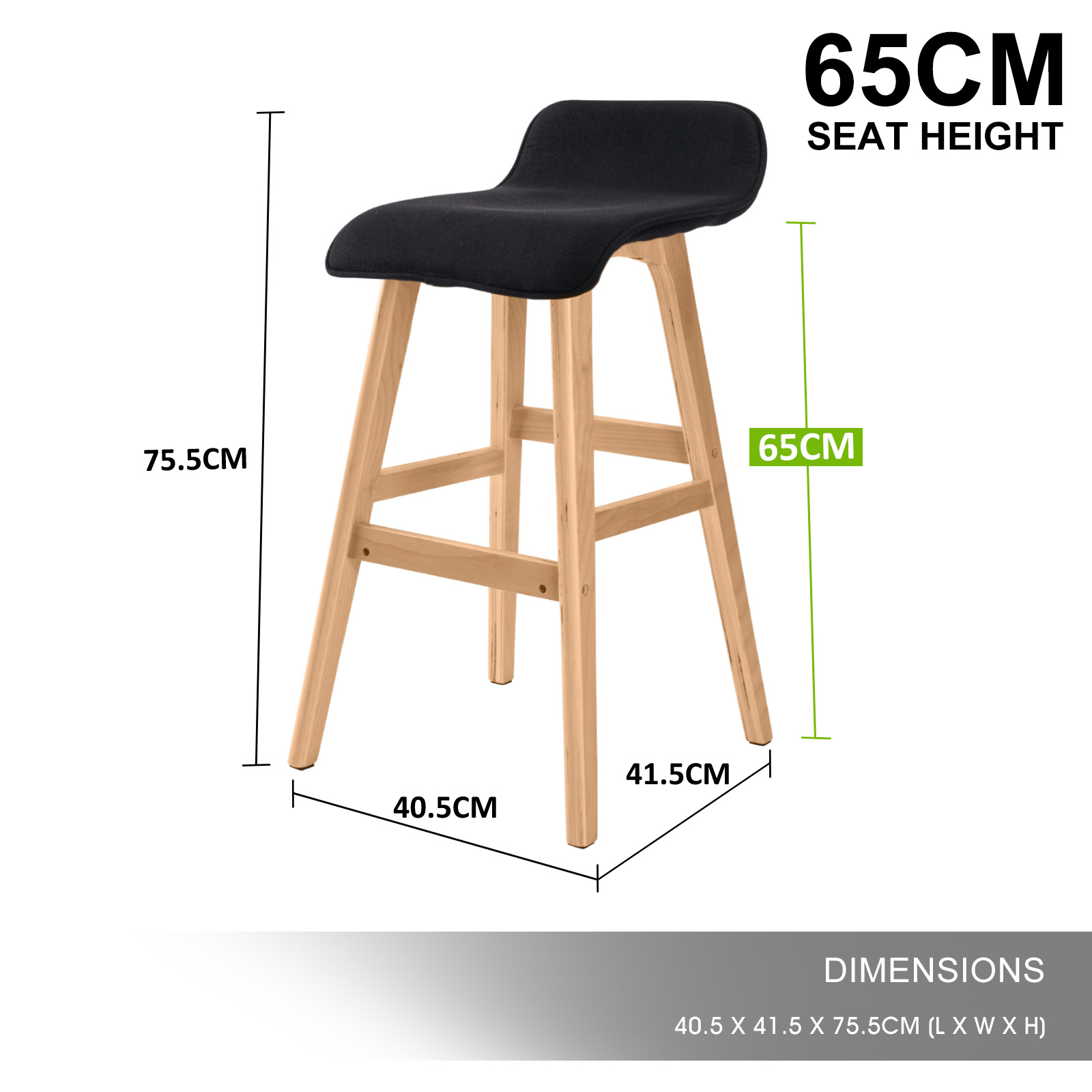 2X Wooden Bar Stool Barstools Dining Chair Kitchen Stools Swivel PU Fabric - Picture 18 of 210