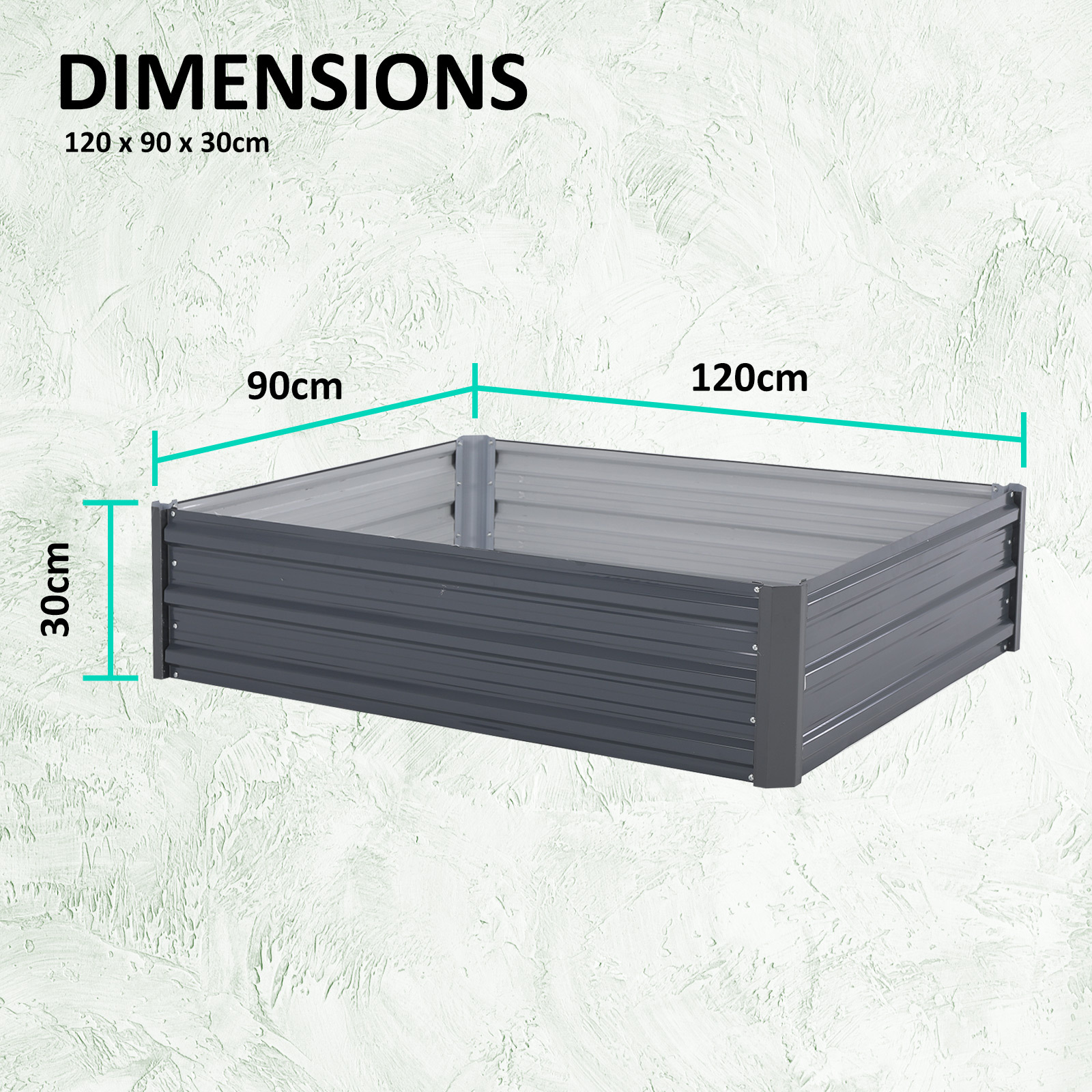 Greenhouse Cover Raised Garden Bed Stand Galvanised Steel Planter Grow Plant - Picture 35 of 194