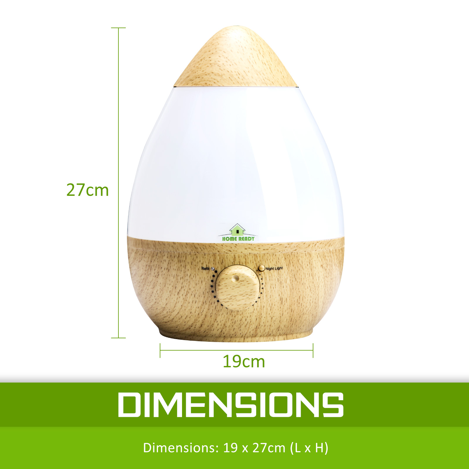 2.3 3.4 6L Air Humidifier Ultrasonic Cool Mist Steam Purifier Diffuser - Picture 14 of 36