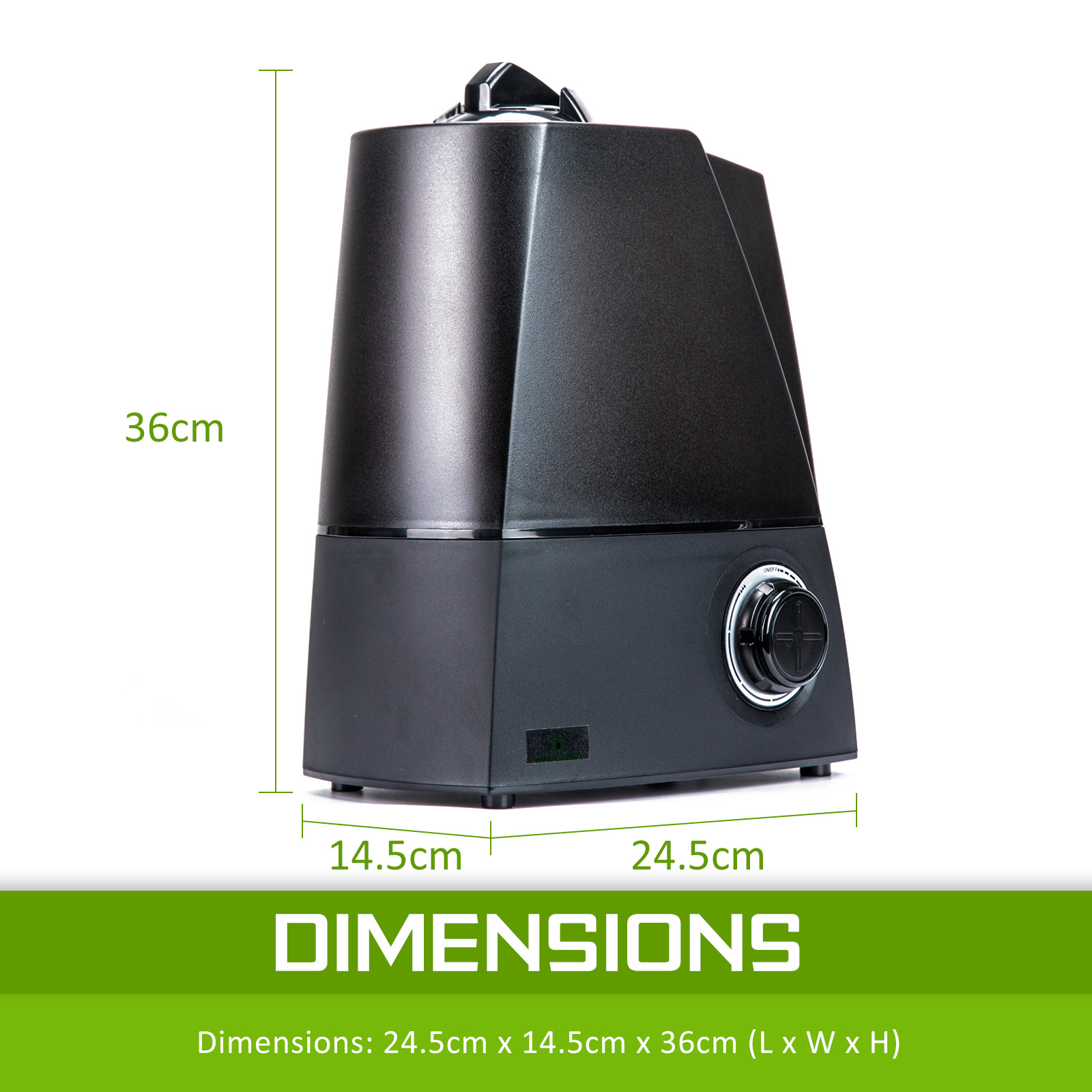 2.3 3.4 6L Air Humidifier Ultrasonic Cool Mist Steam Purifier Diffuser - Picture 34 of 36