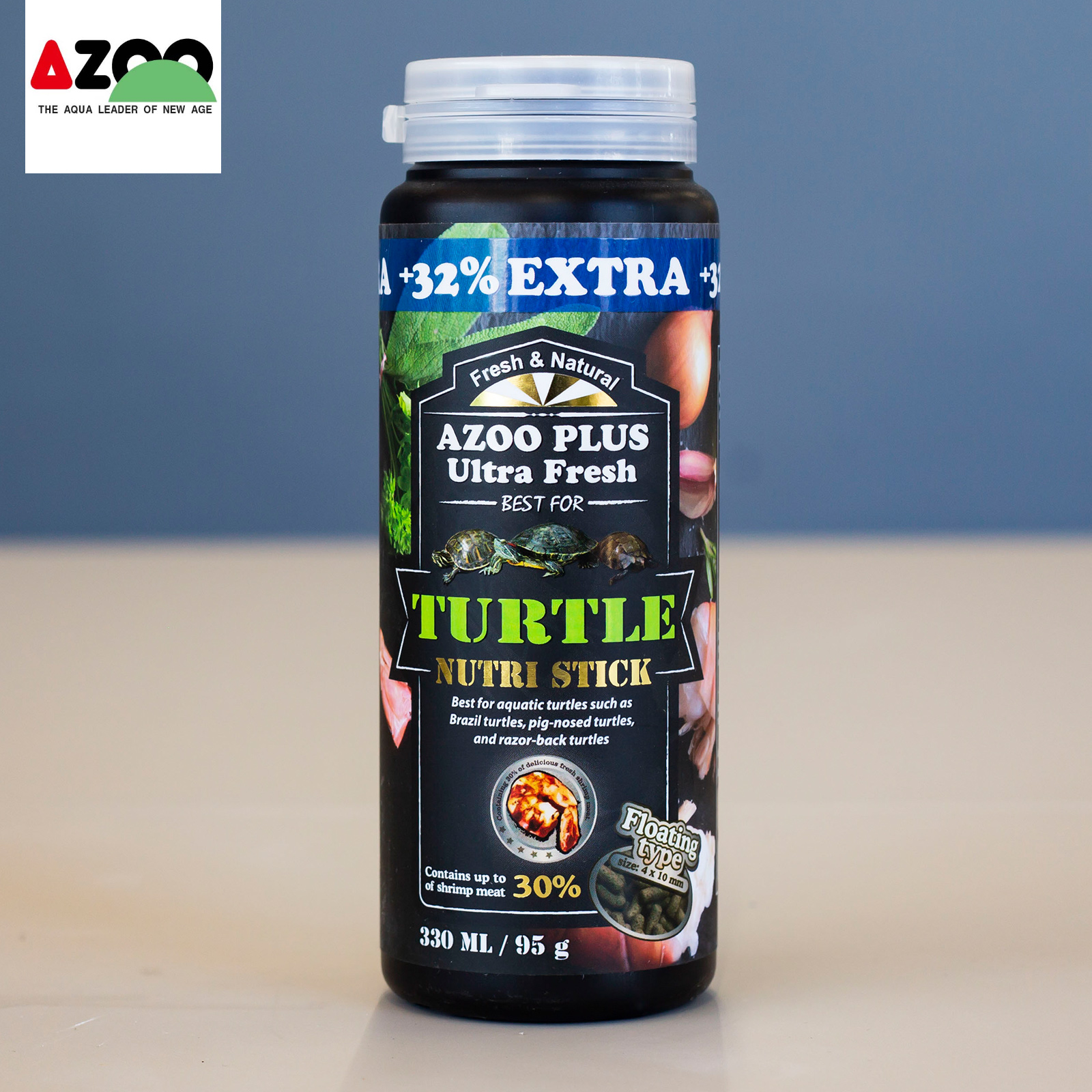 AZOO Turtle Nutri Stick 330ml/95g