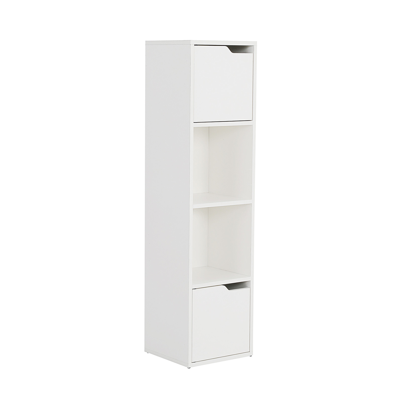 119cm Bathroom Storage Cabinet 4 Tier - WHITE
