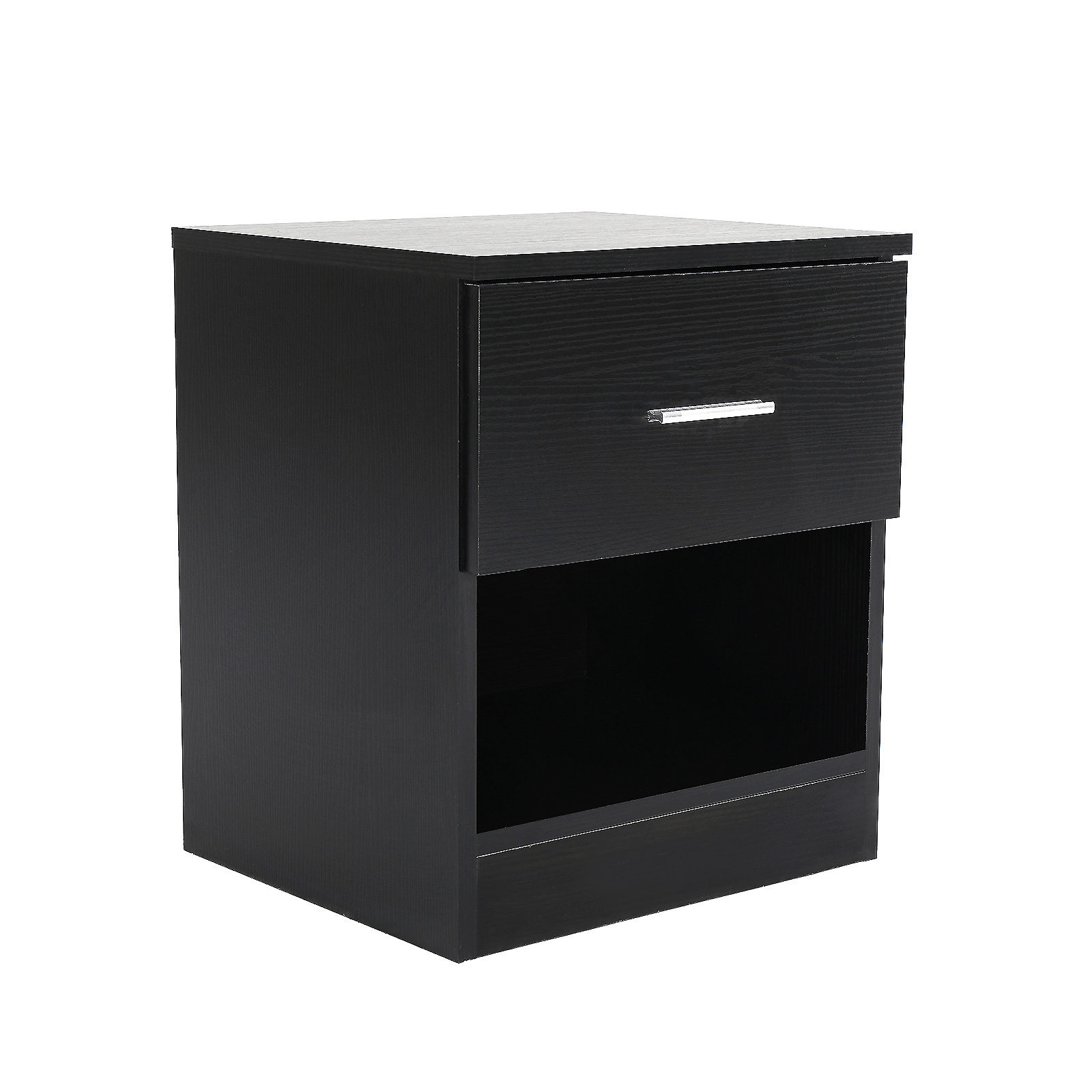 Bedside Tables 1 Drawer 1 Shelf ELLA - BLACK