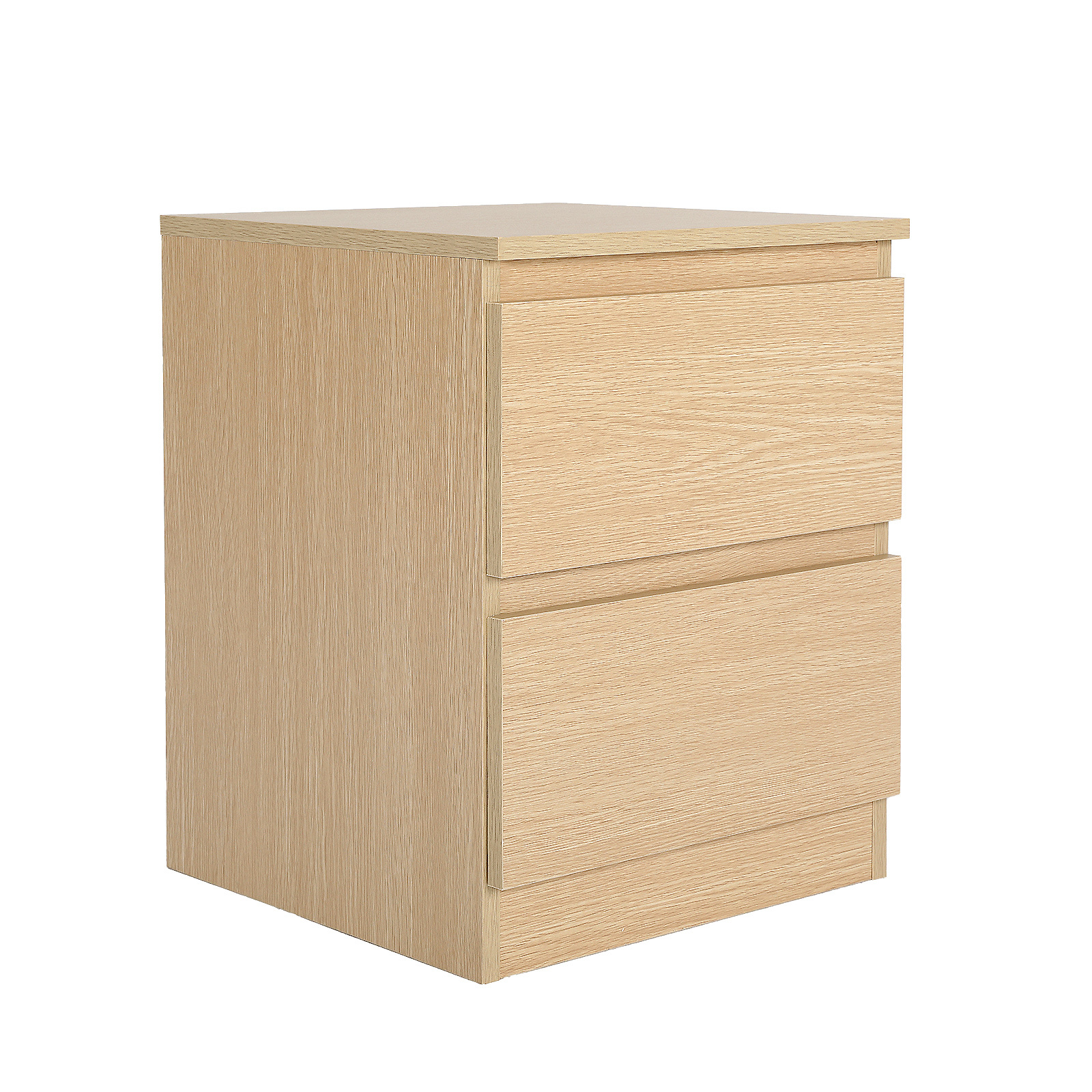 Bedside Tables 2 Drawer JOSS - OAK