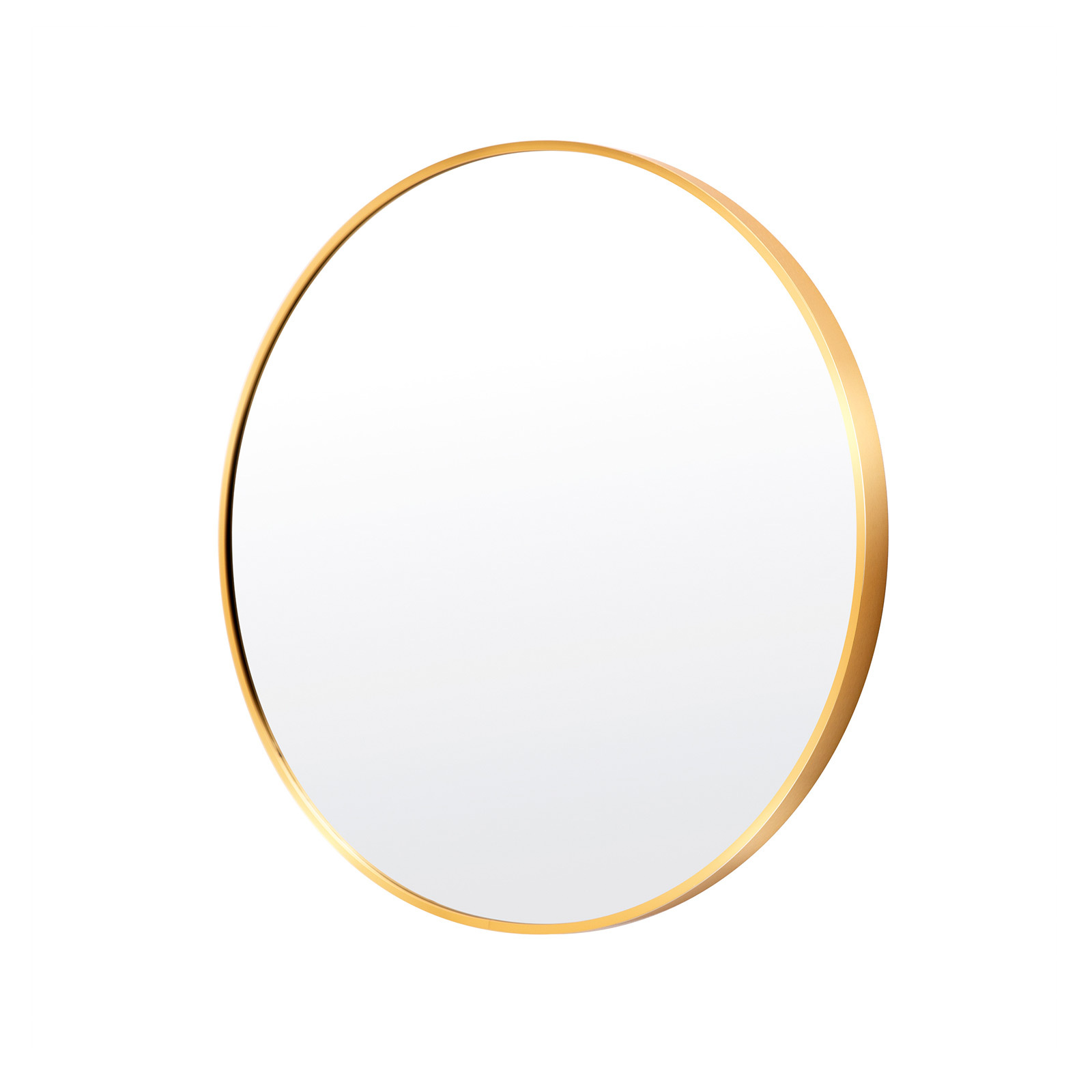 70cm Wall Mirror Round Bathroom - GOLD