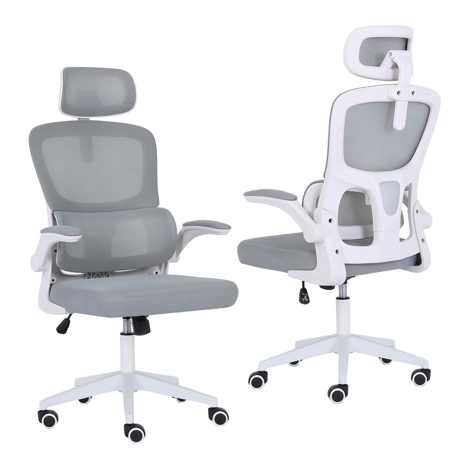 Office Chair Flip-Up Armrest SITIO - GREY