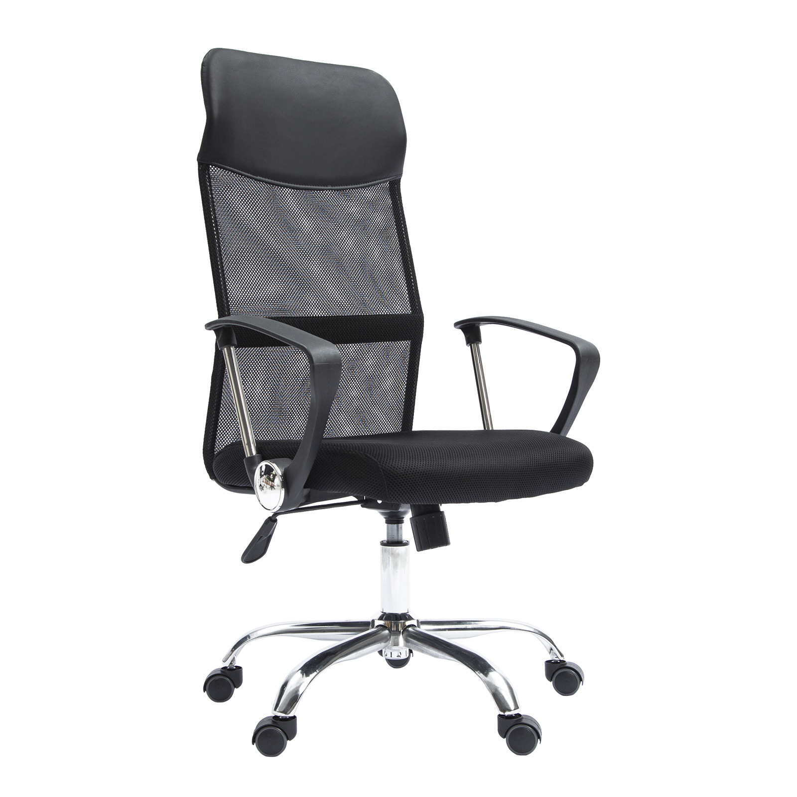 Office Chair Mesh High Back BREEZE - BLACK