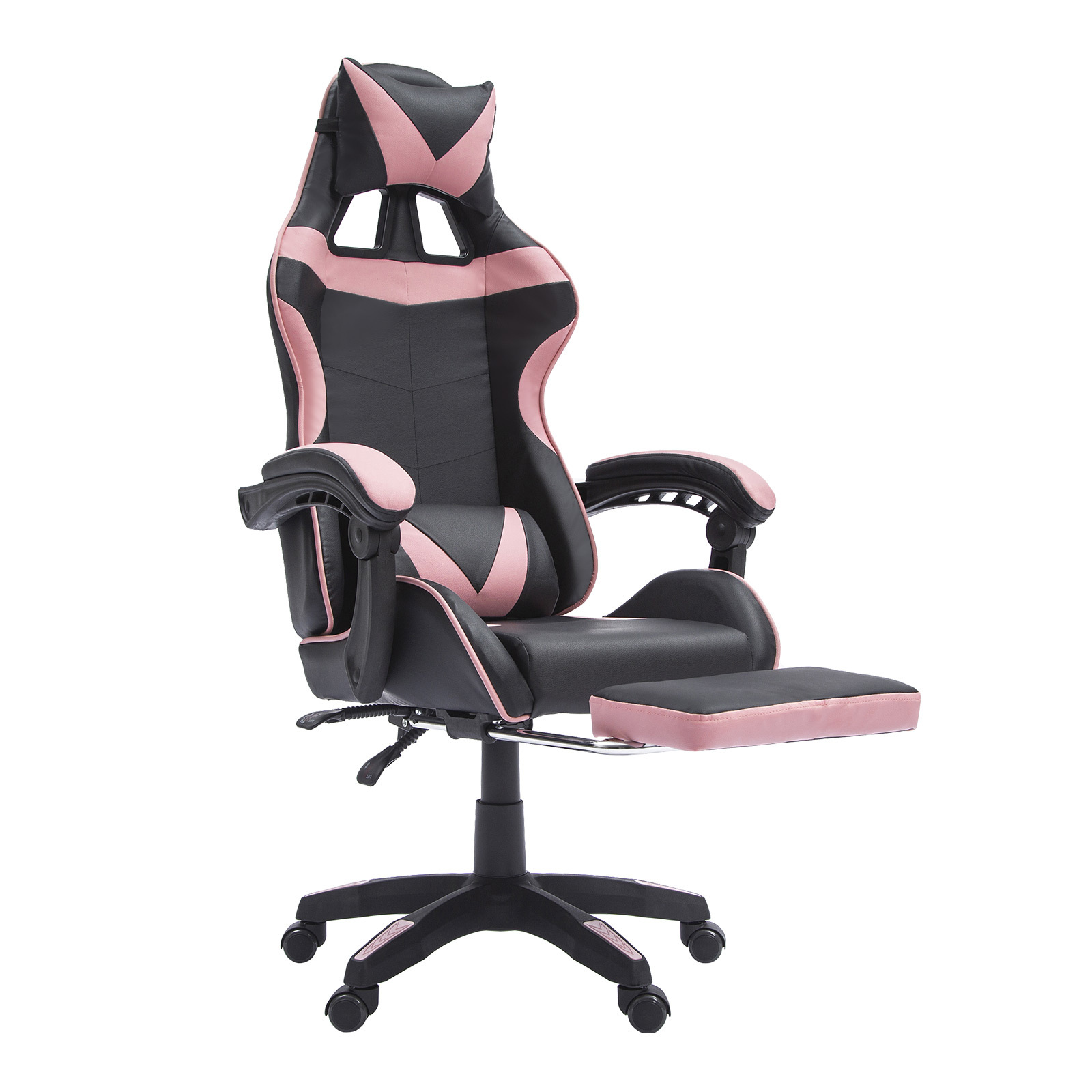 Gaming Office Chair Racing Footrest EPIC - PINK