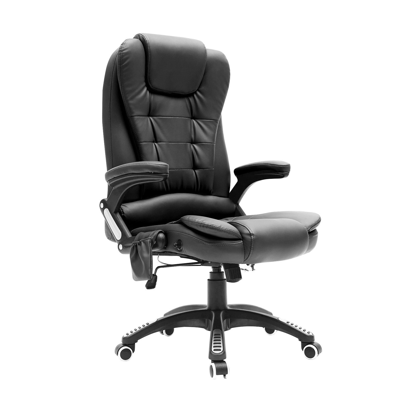 Massage Office Chair 8 Points - BLACK