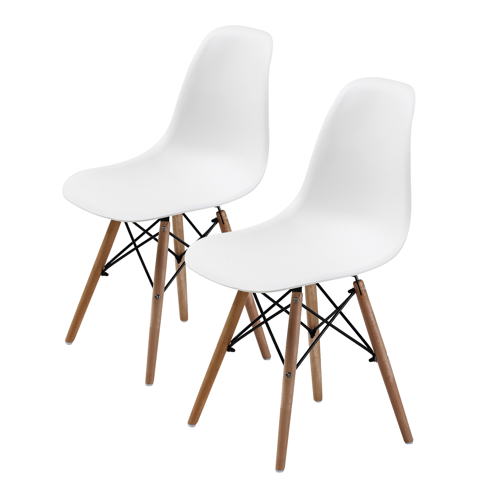 2X DSW Dining Chair - WHITE