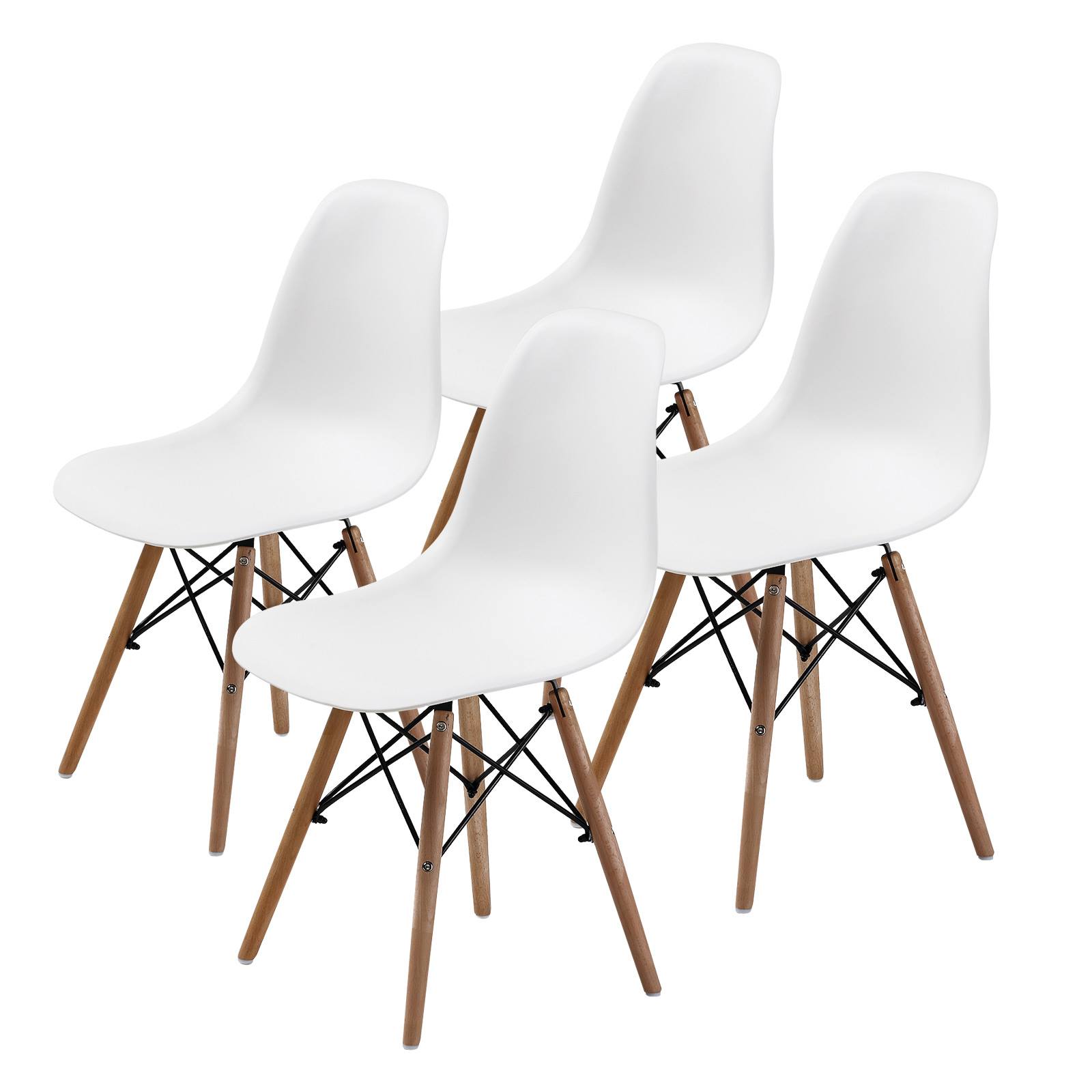 4X DSW Dining Chair - WHITE