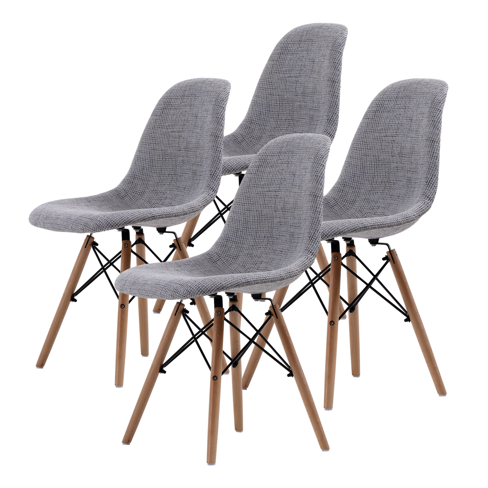 4X DSW Dining Chair Fabric - GREY