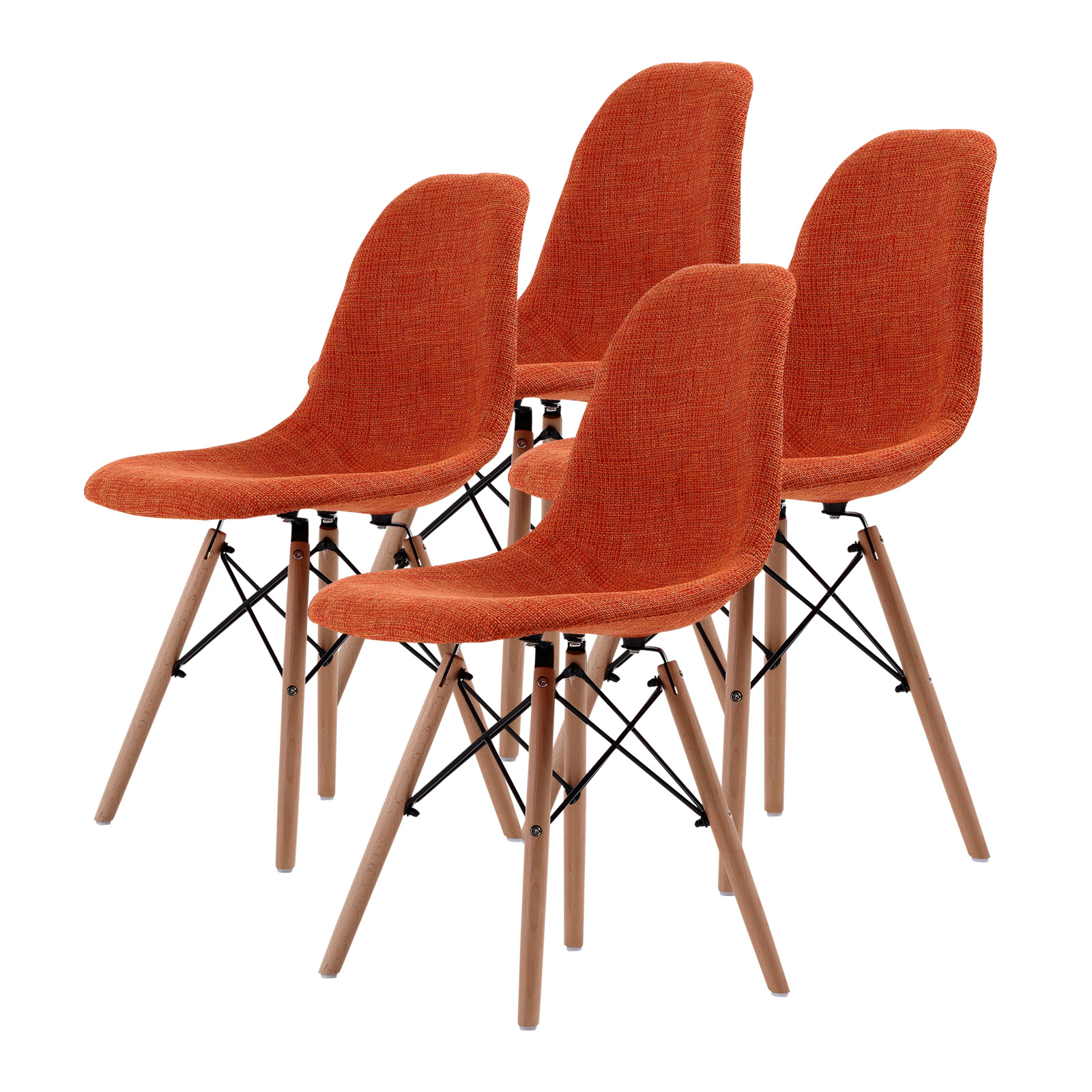 4X DSW Dining Chair Fabric - ORANGE