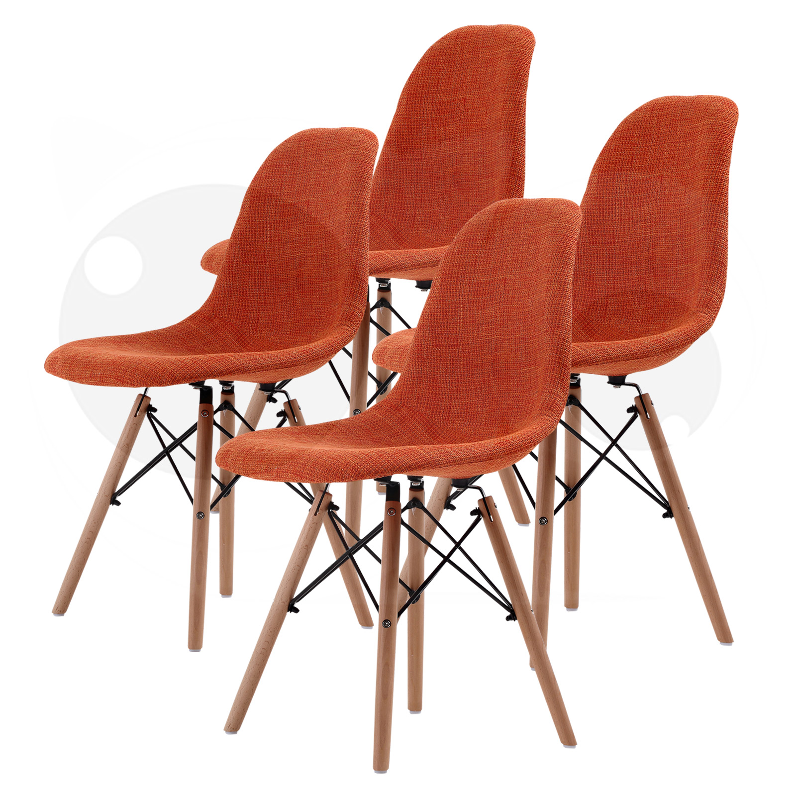 Replica Eames DSW Dining Chair X4 La Bella