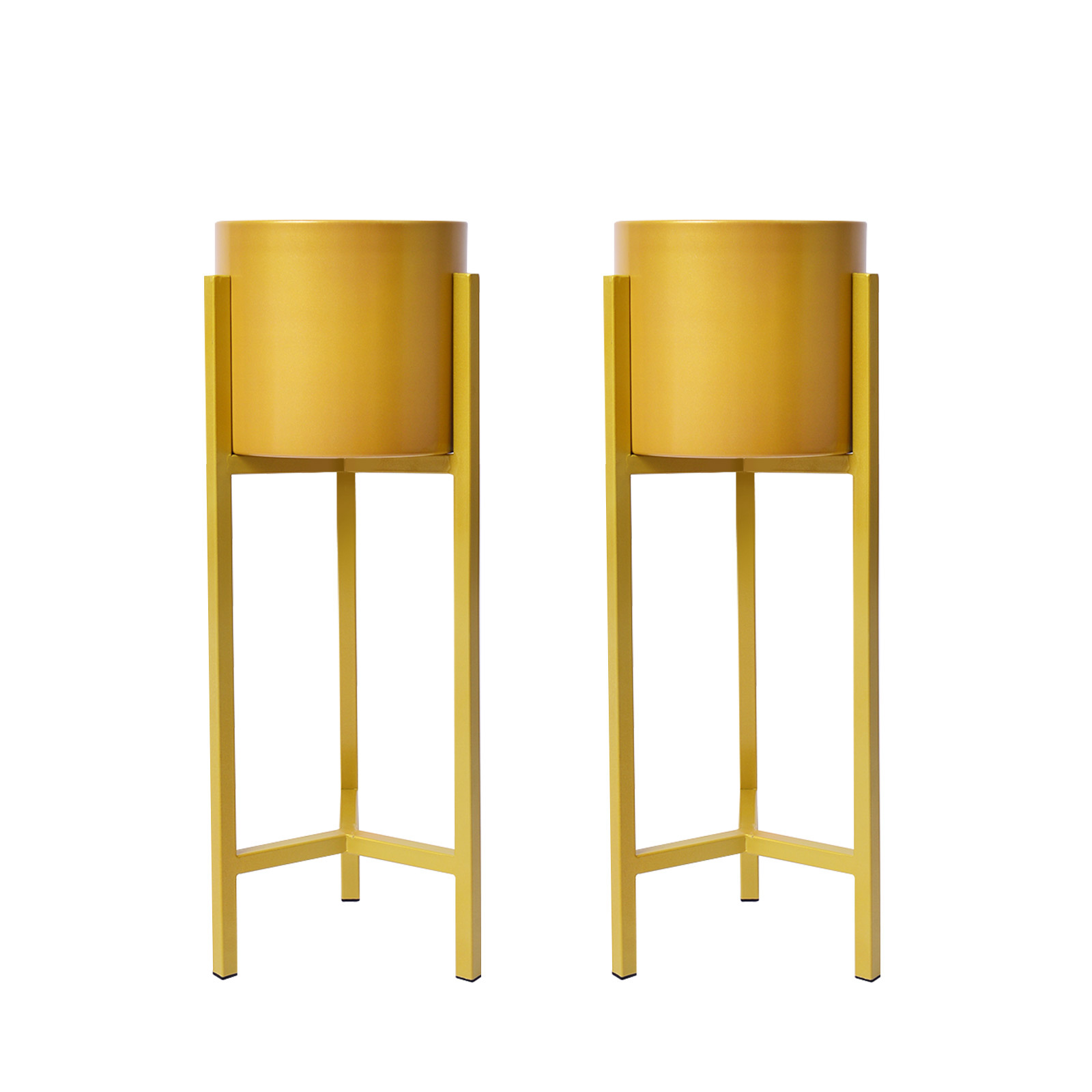 2X 65cm Plant Stand 1 Tier - GOLD