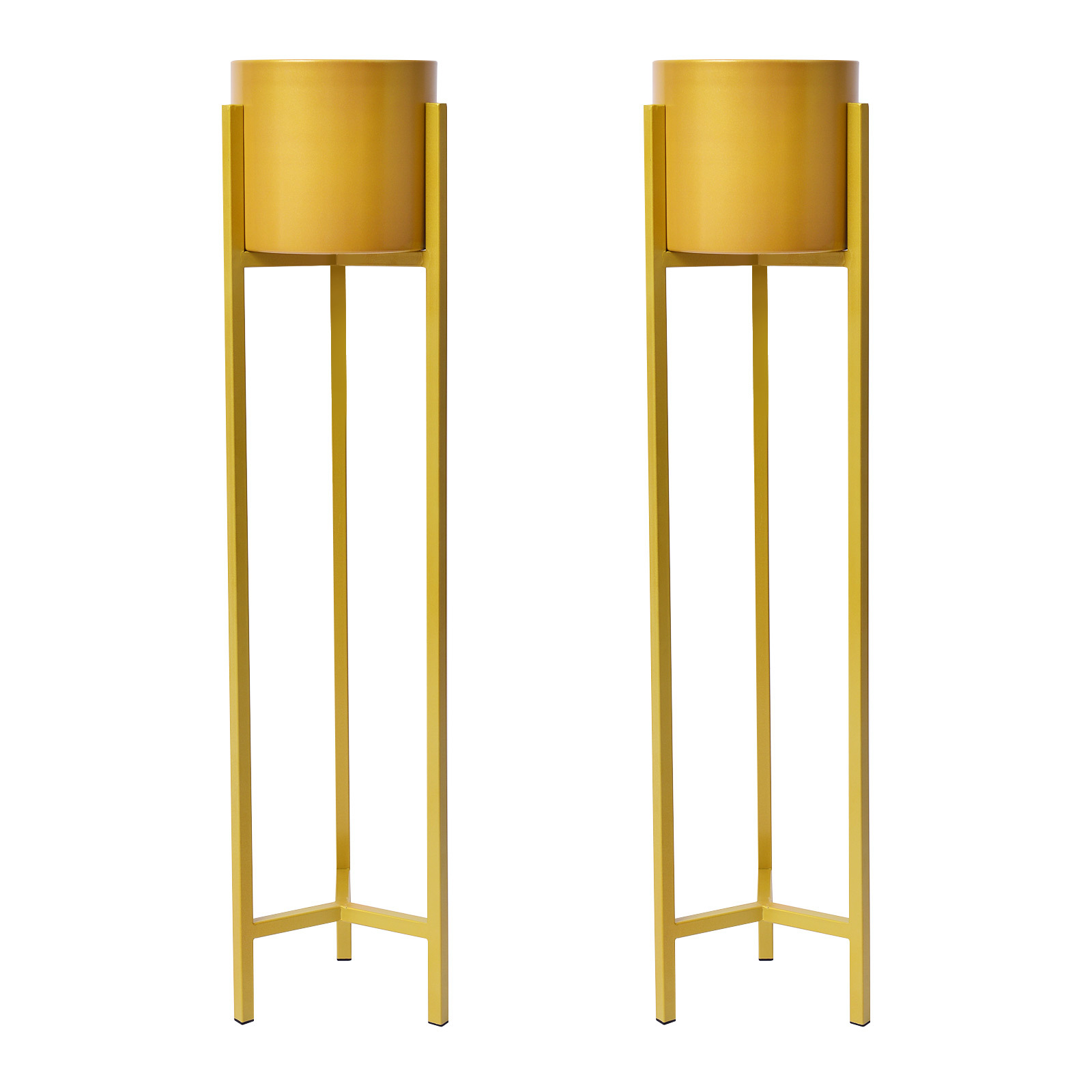 2X 95cm Plant Stand 1 Tier - GOLD