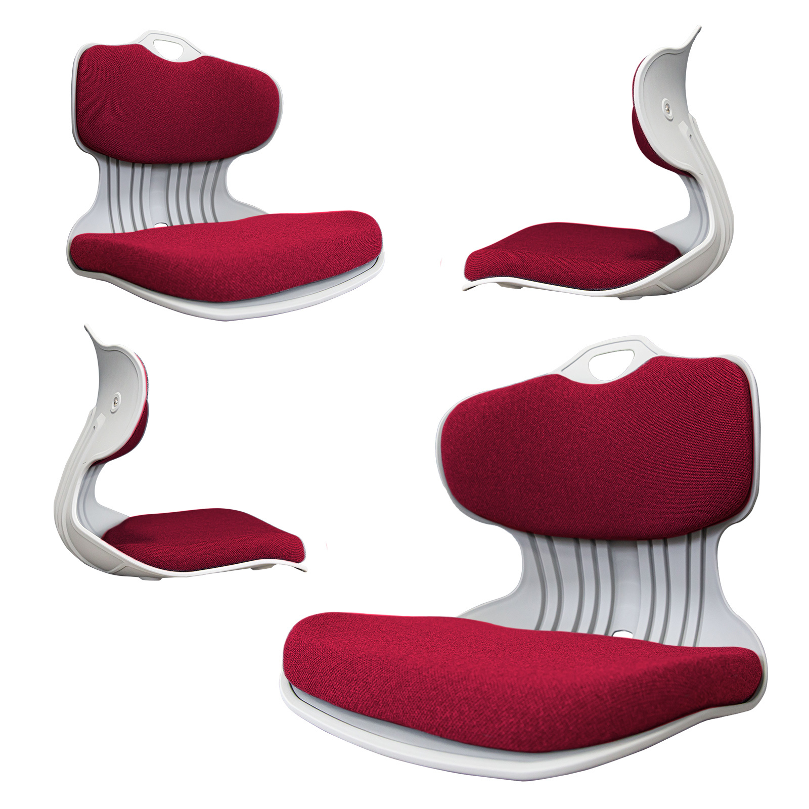 4X Korean Slender Posture Correction Chair - RED