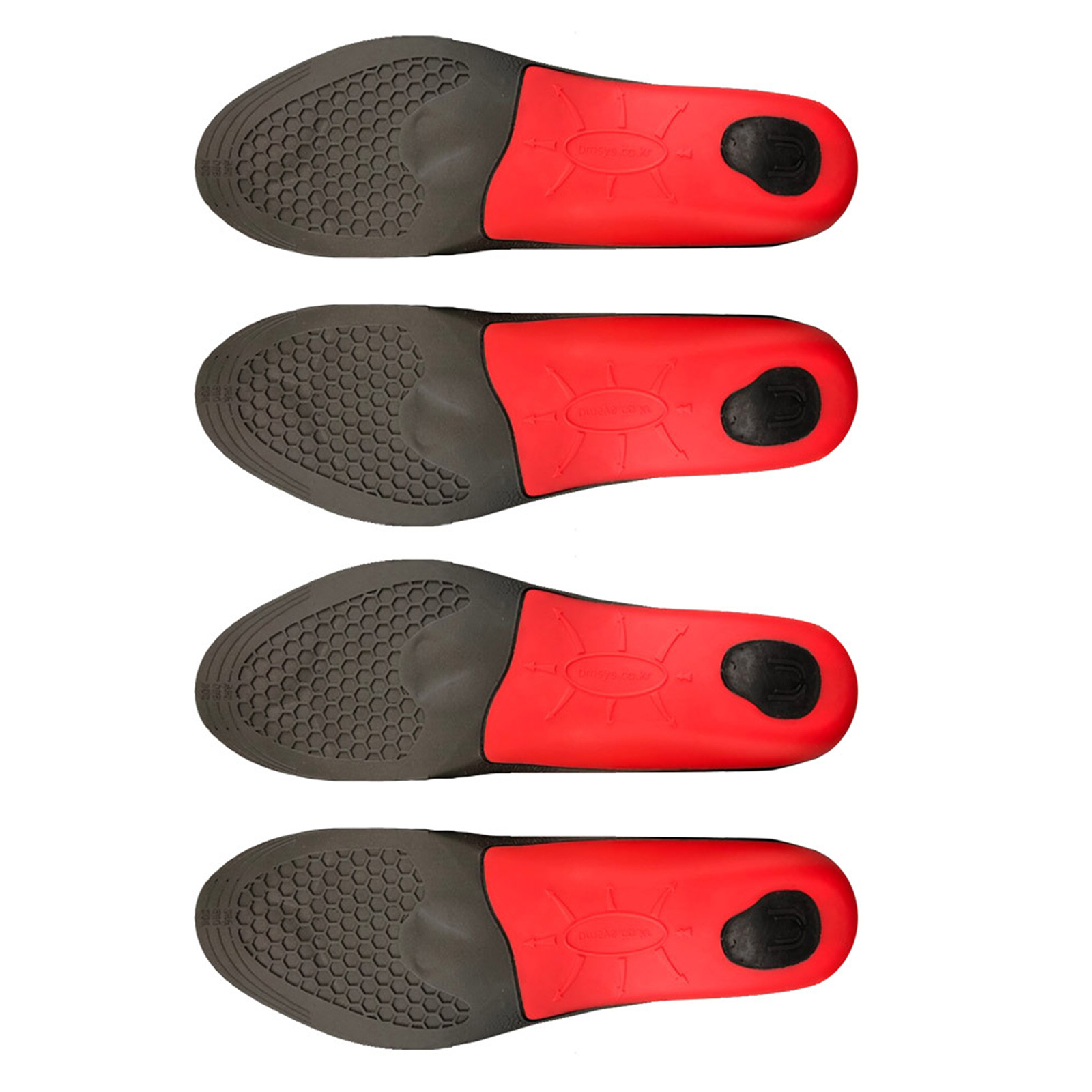 2X Pair Full Whole Shoe Insoles Arch Support Large