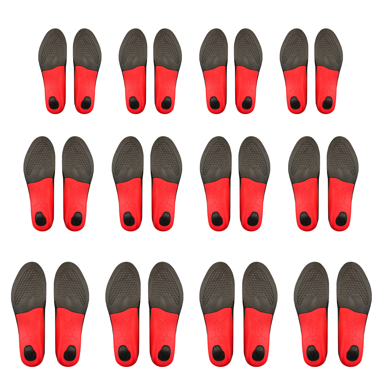 4X Set Full Whole Shoe Insoles Arch Support 3-Size Combo