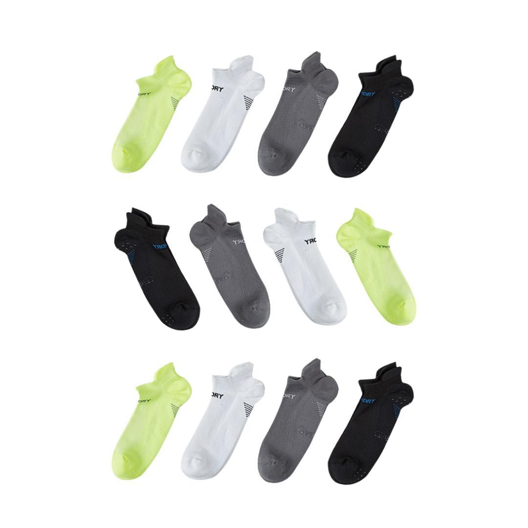 12X Large Seamless Sport Socks - MULTI COLOUR