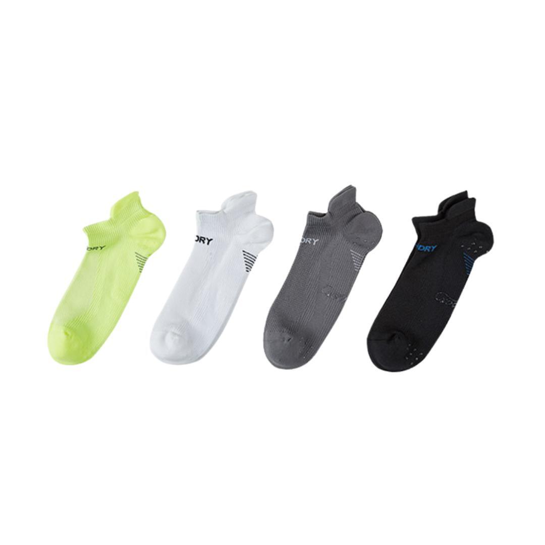 4X Medium Seamless Sport Socks - MULTI COLOUR
