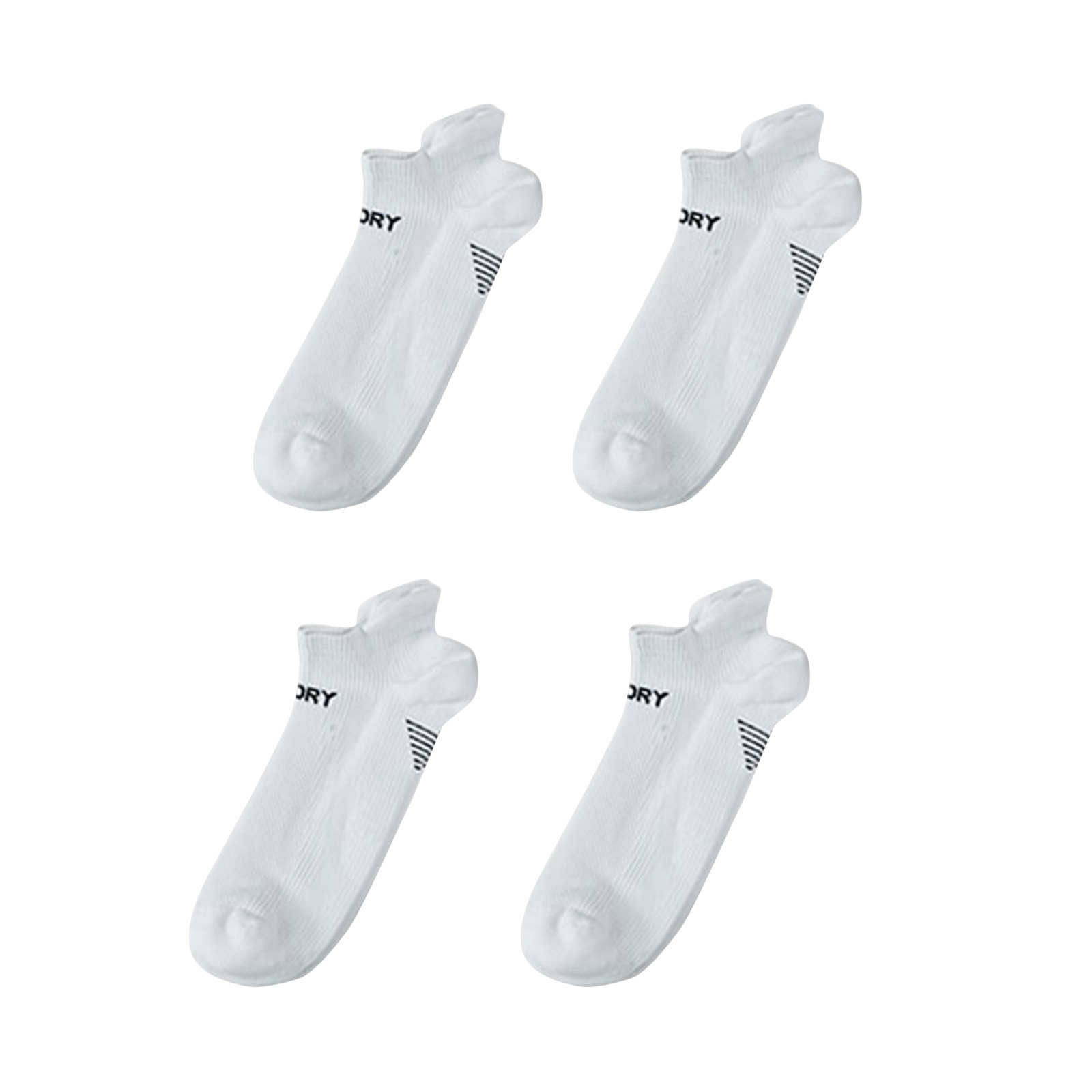 4X Small Seamless Sport Socks - WHITE