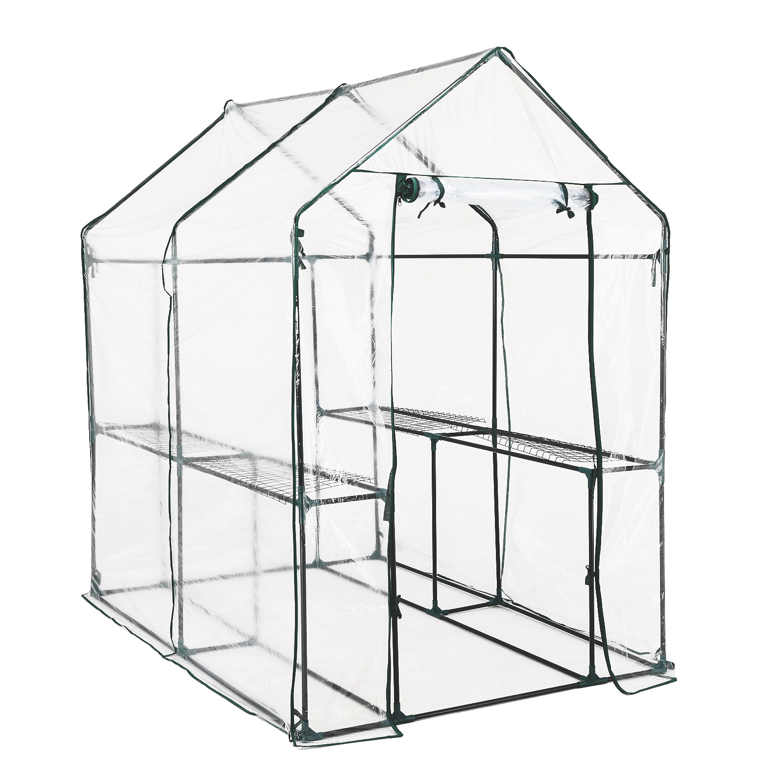 190cm Greenhouse PVC Apex Roof - CLEAR