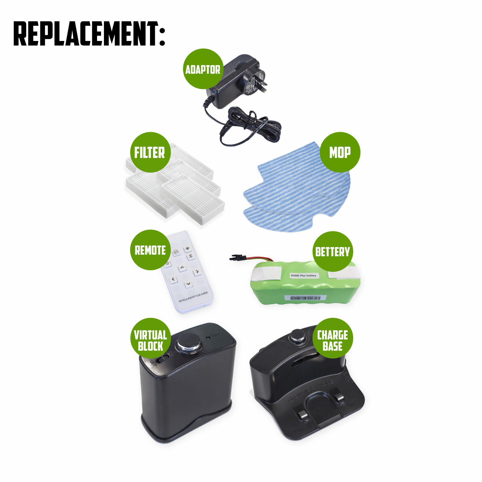 Accessories for SCHÜRZE Vacuum Robot