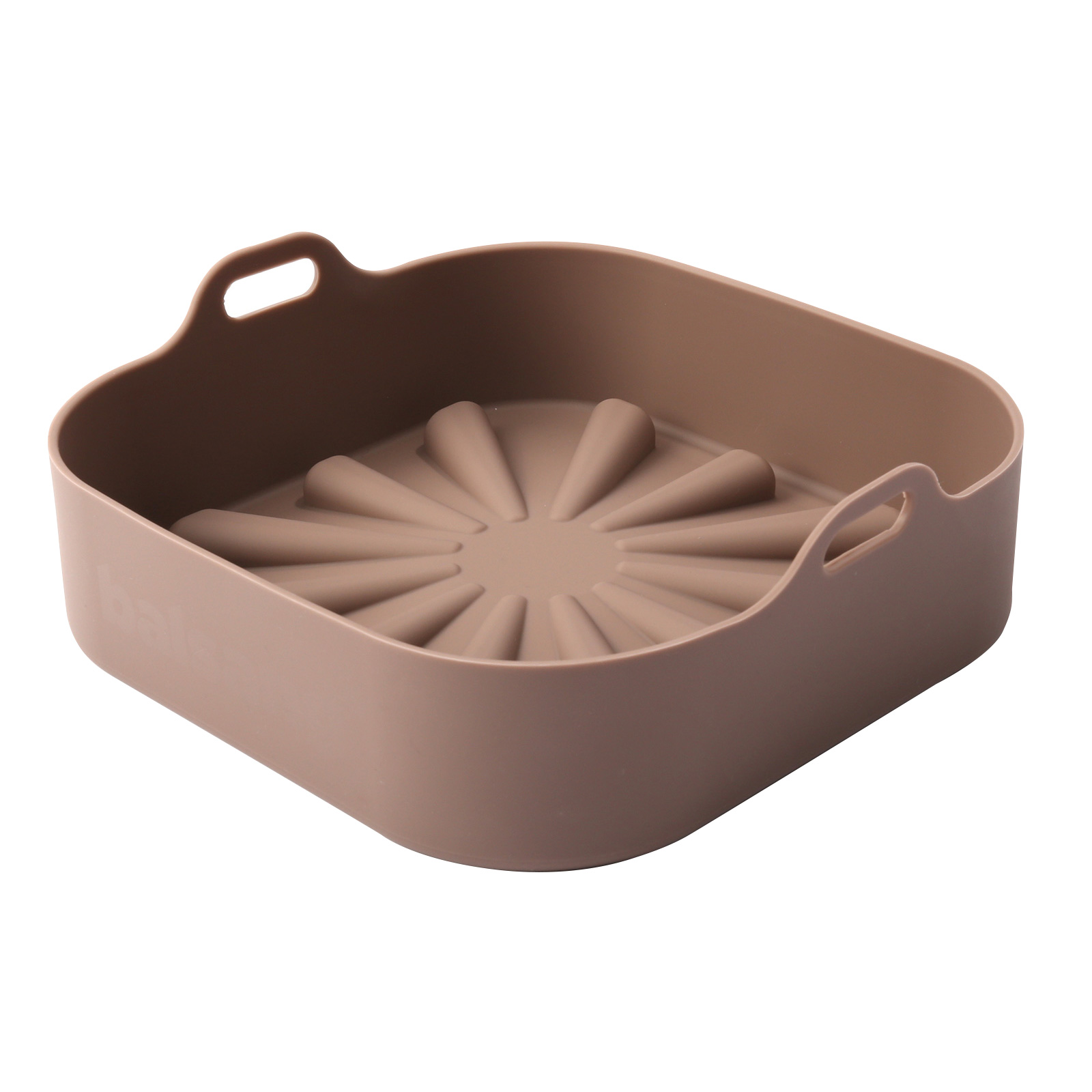 Airfryer Reusable Silicone Pot Square - CHOCOLATE