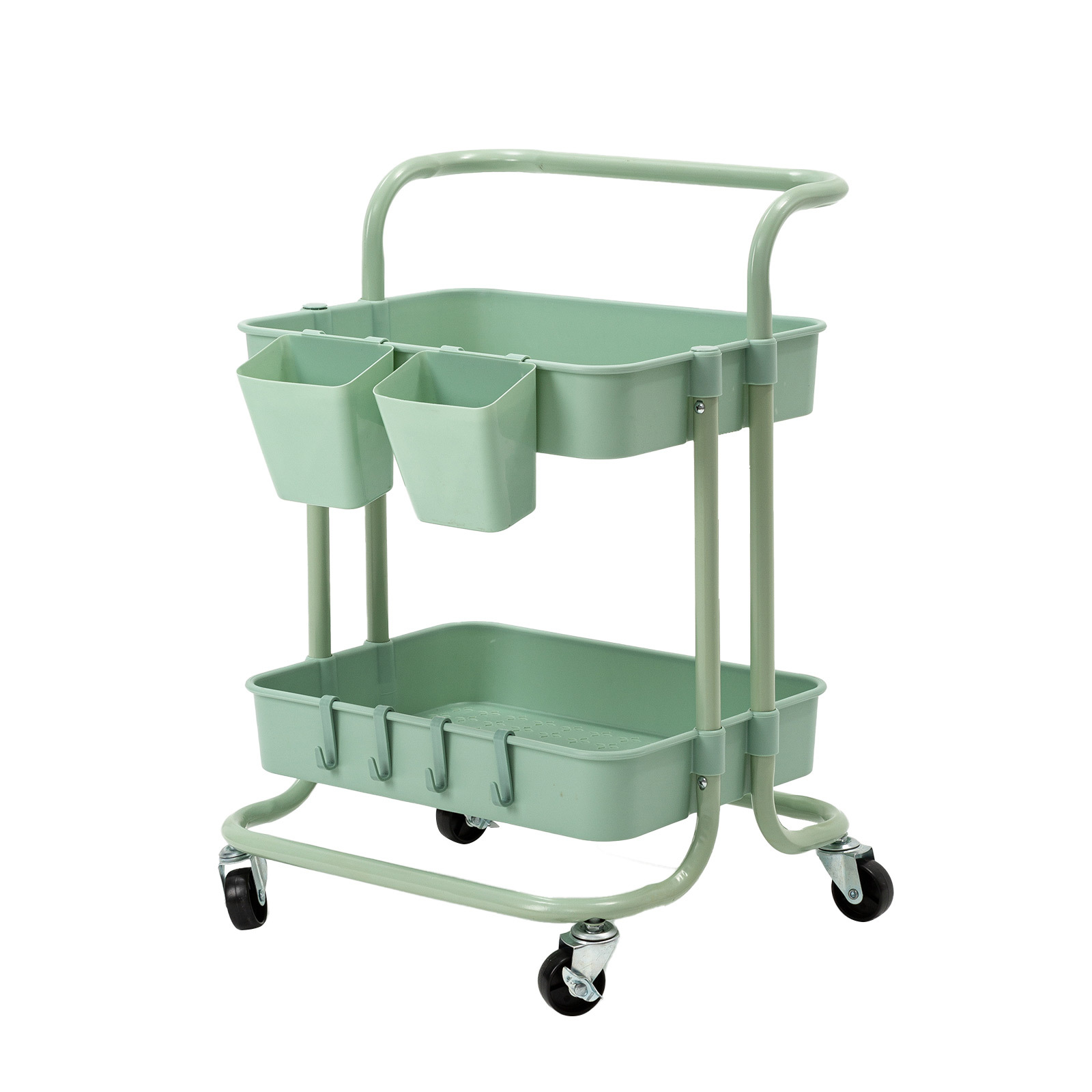 Trolley Cart Storage 2 Tier - GREEN