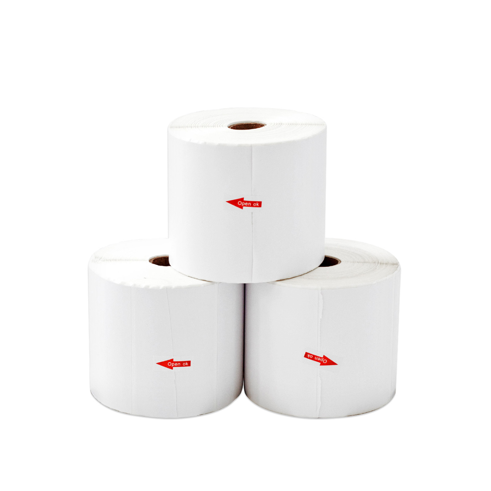 3 Rolls 25mm x 500pcs Thermal Label - Core