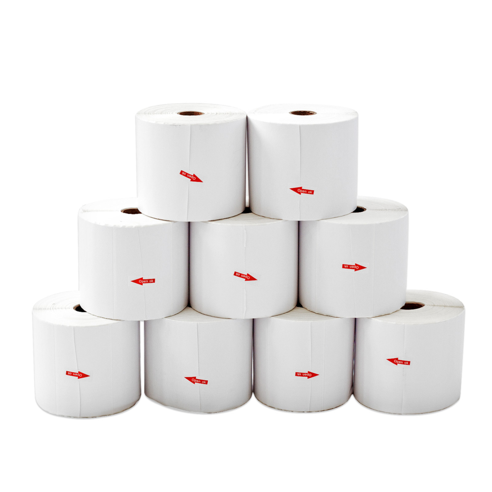 9 Rolls 25mm x 500pcs Thermal Label - Core