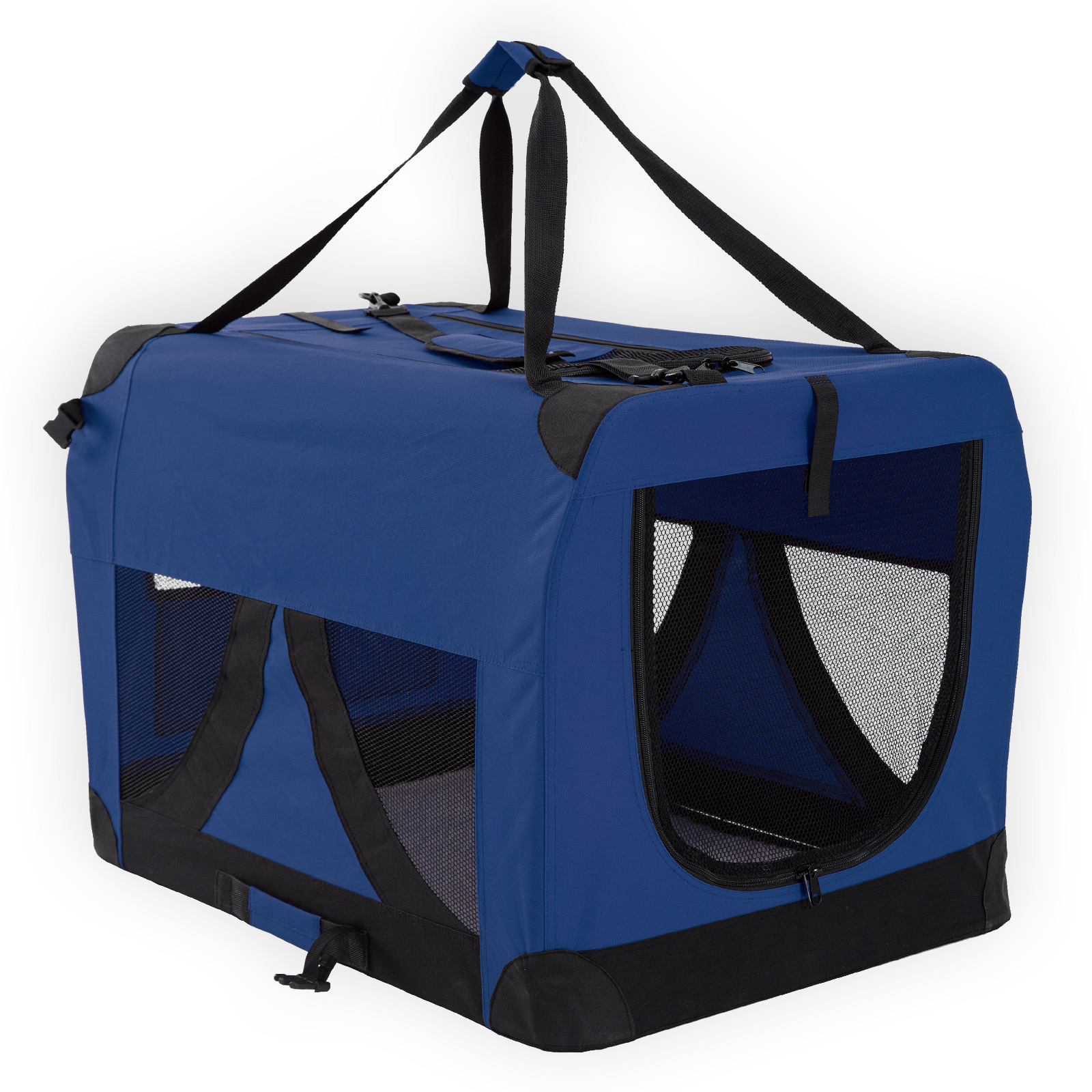 XXXL Portable Soft Dog Crate - BLUE