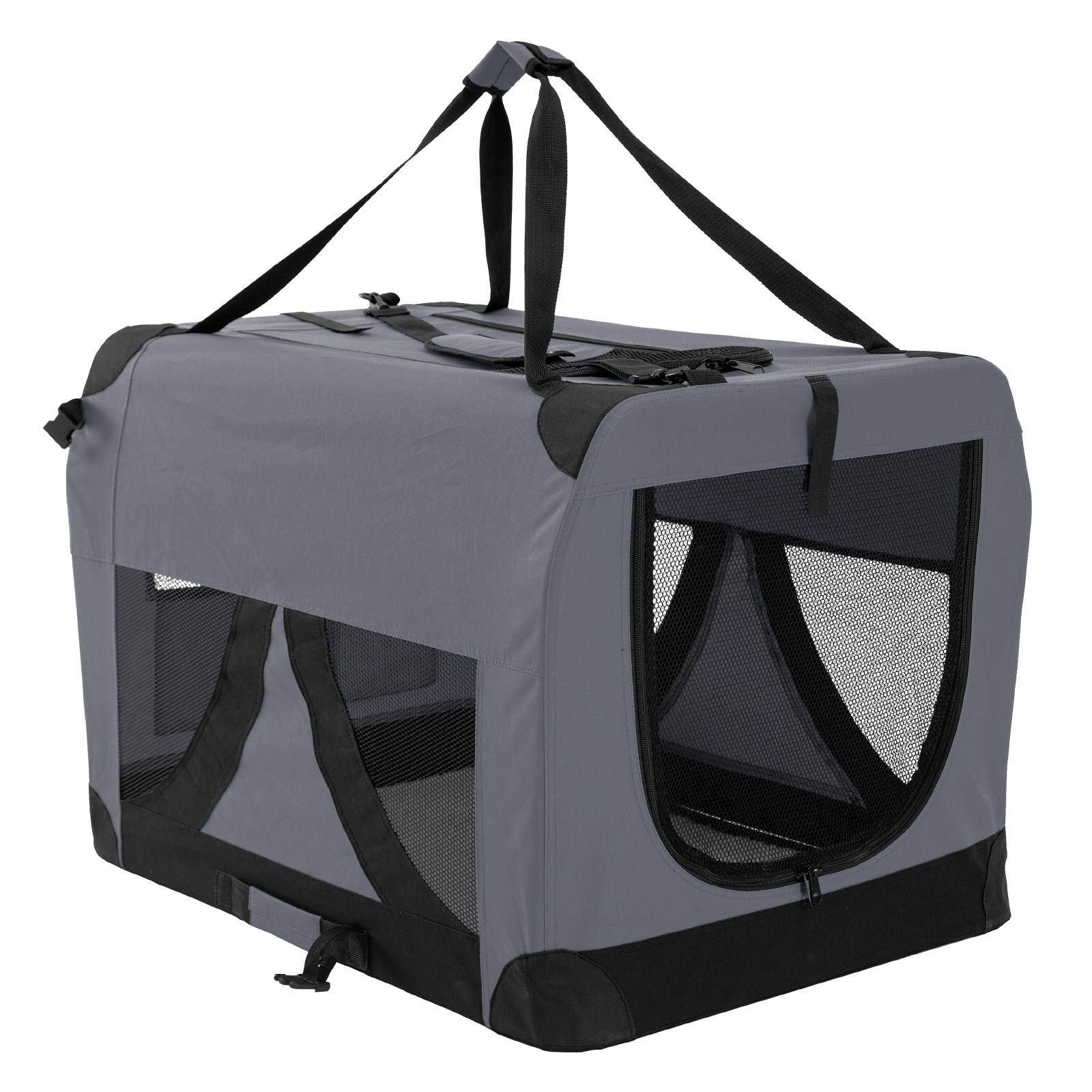 XXXL Portable Soft Dog Crate - GREY