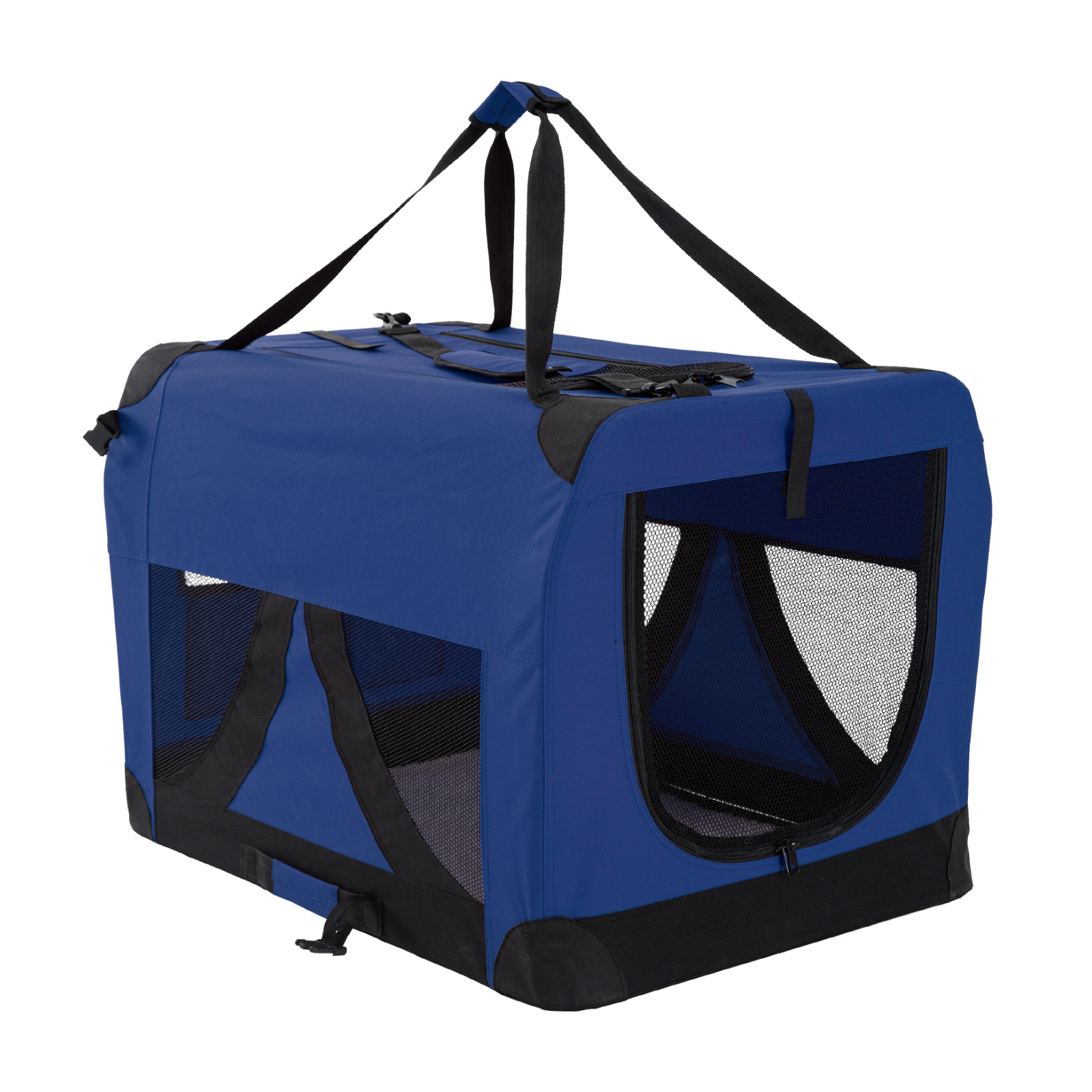 XL Portable Soft Dog Crate - BLUE