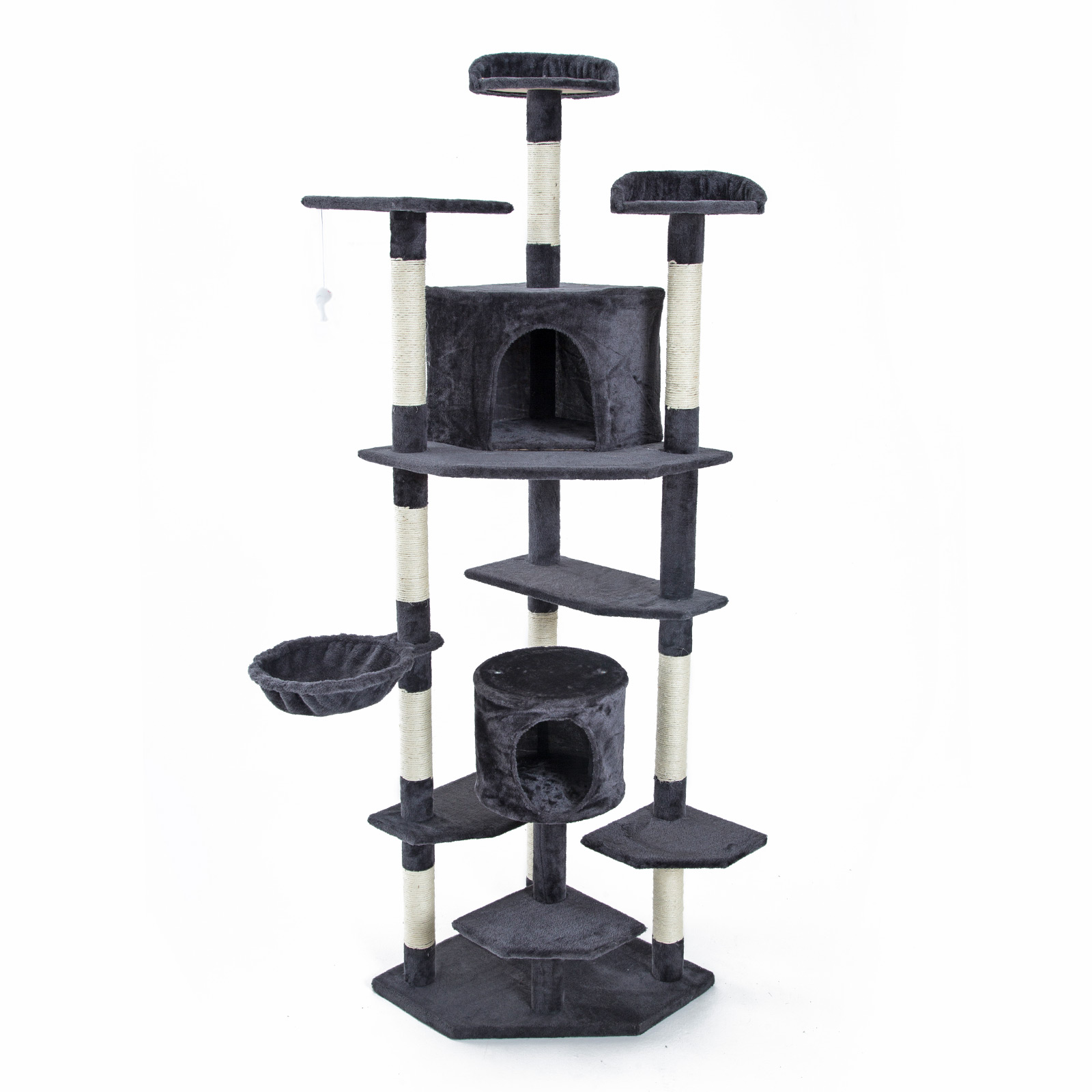201cm Cat Tree Scratcher PARALA - GREY