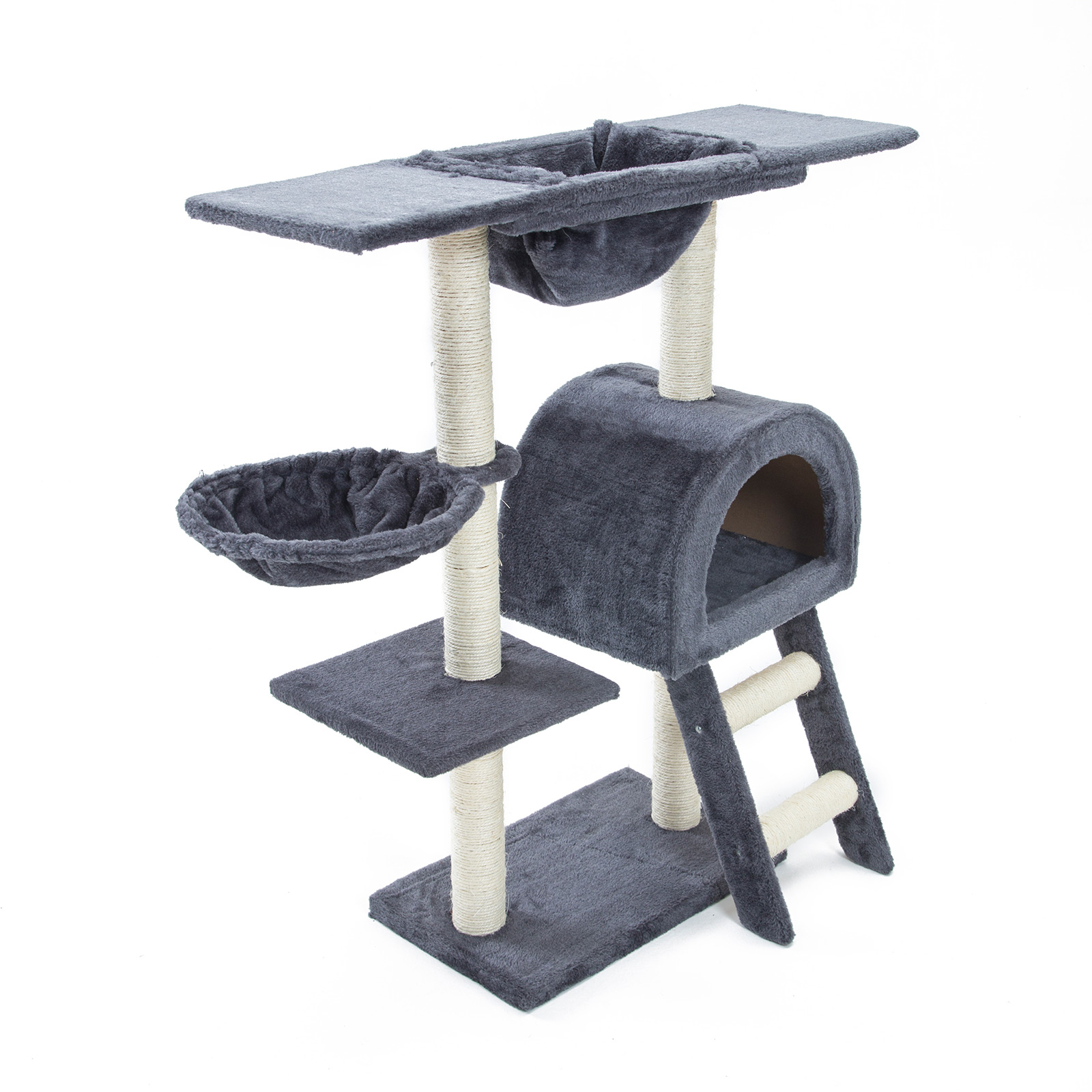 100cm Cat Tree Scratcher ATACAMA - GREY