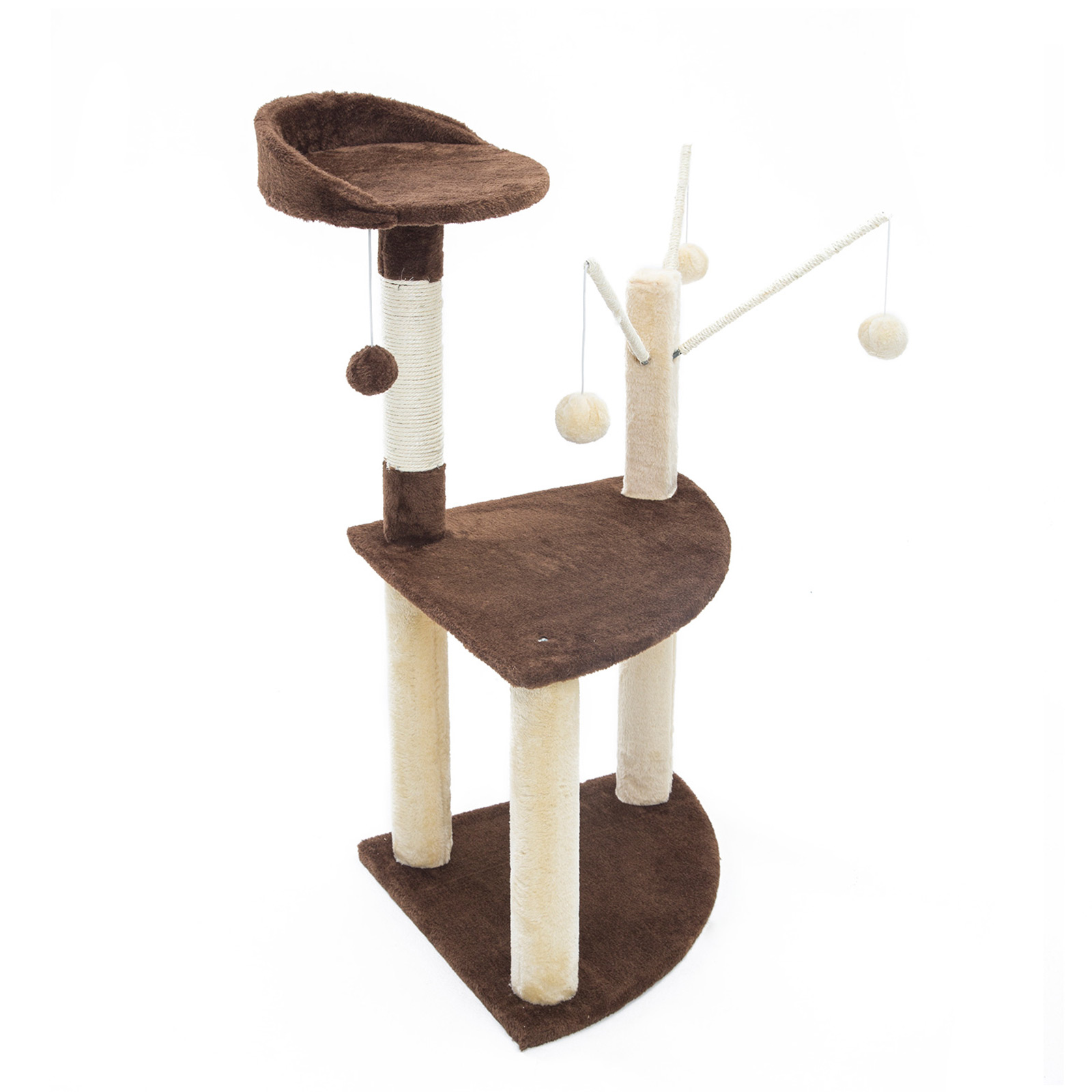 96cm Cat Tree Scratcher LUNA - BROWN