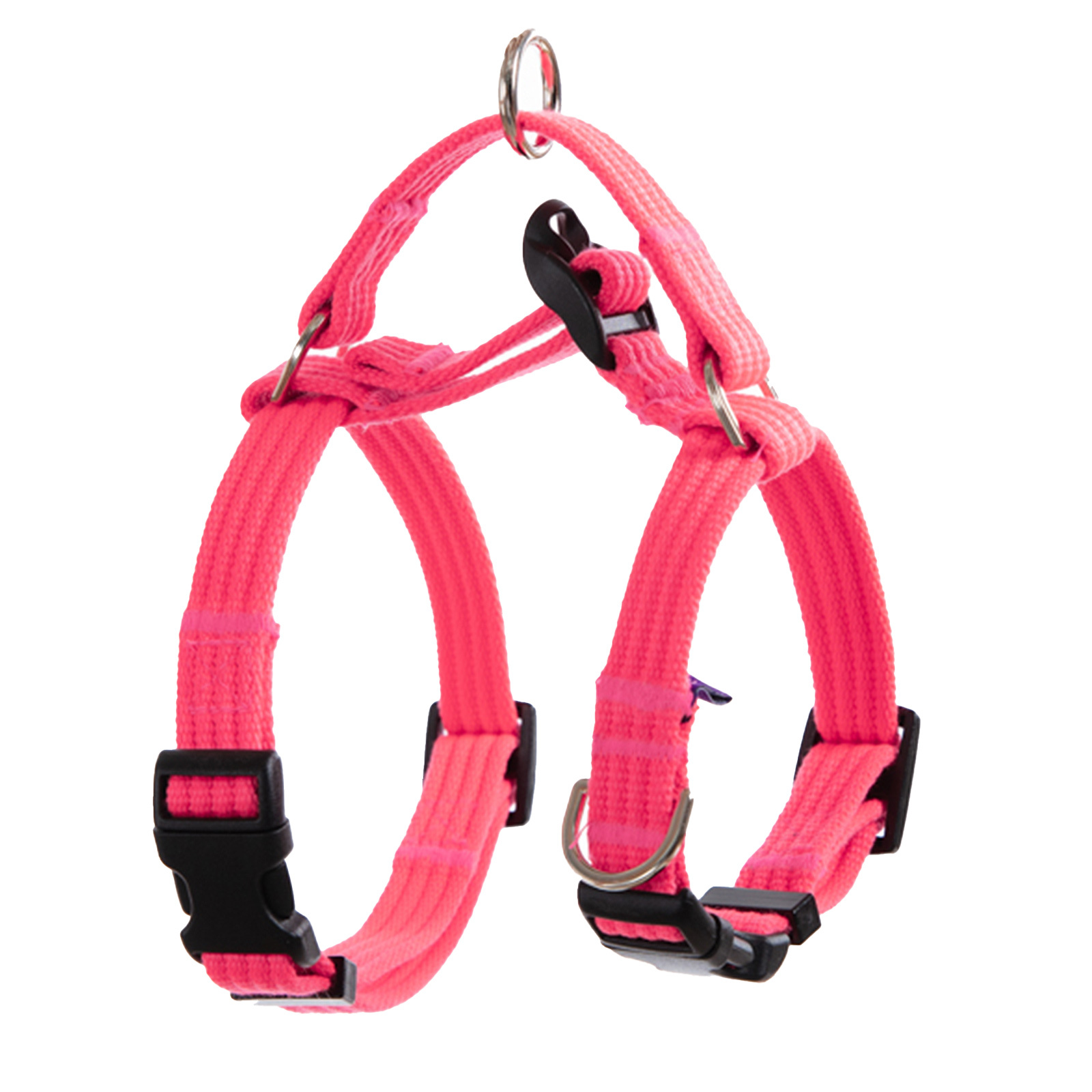 Double-Lined Straps Harness L - NEON CAROL-PINK