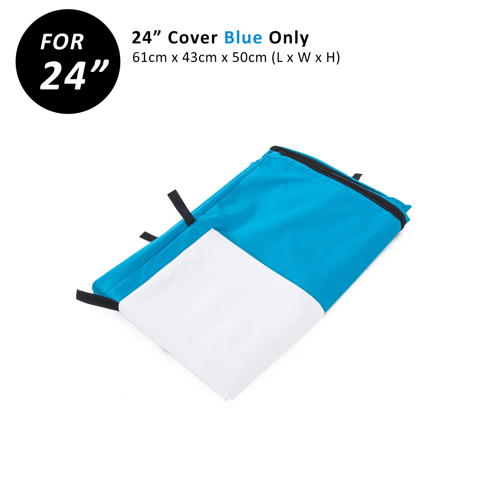 24in Cover for Wire Dog Cage - BLUE