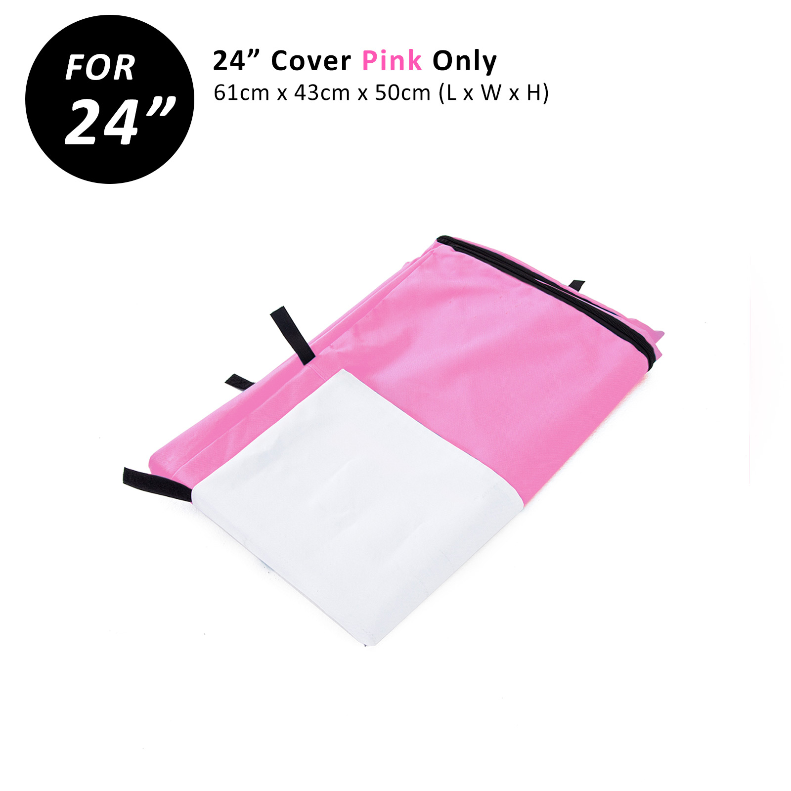 24in Cover for Wire Dog Cage - PINK
